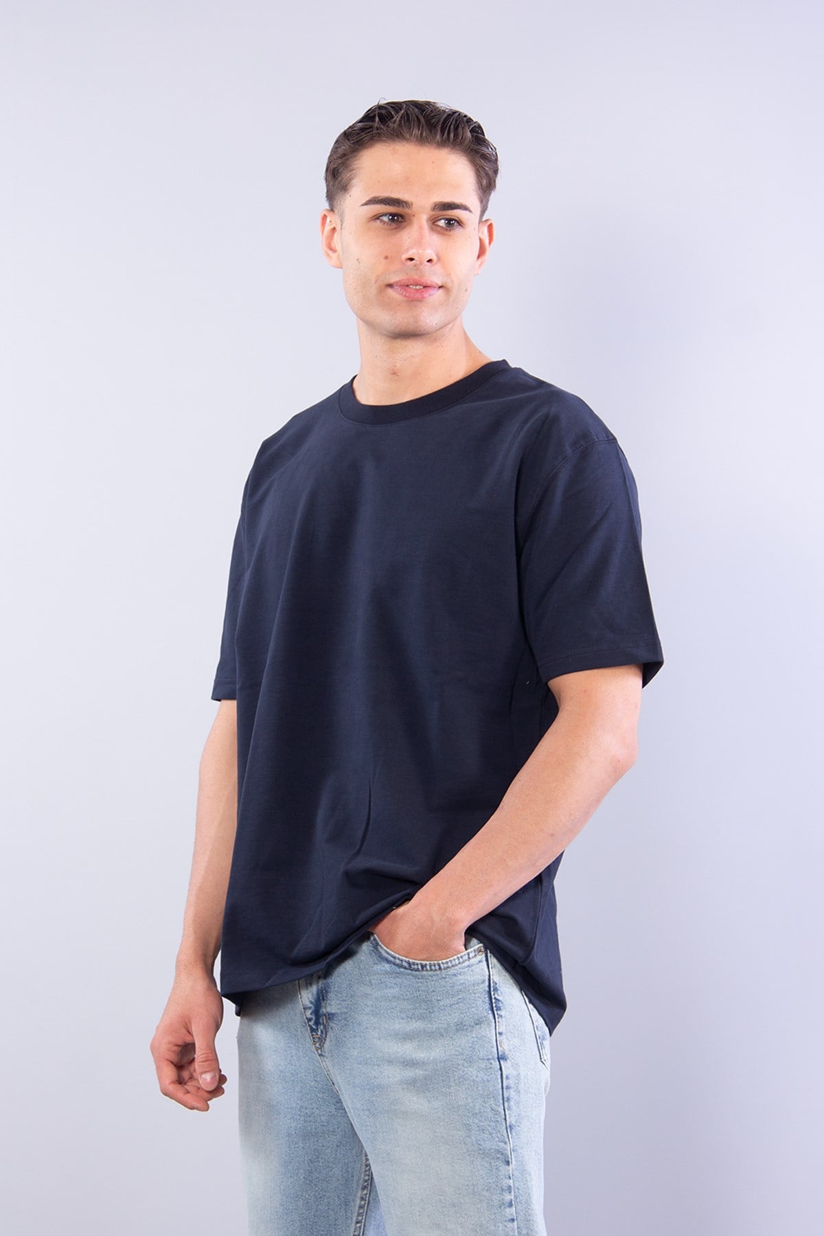 T-shirtmckanzie5930 Fırçalı İki İplik O Yaka T-shirtkadınerkek