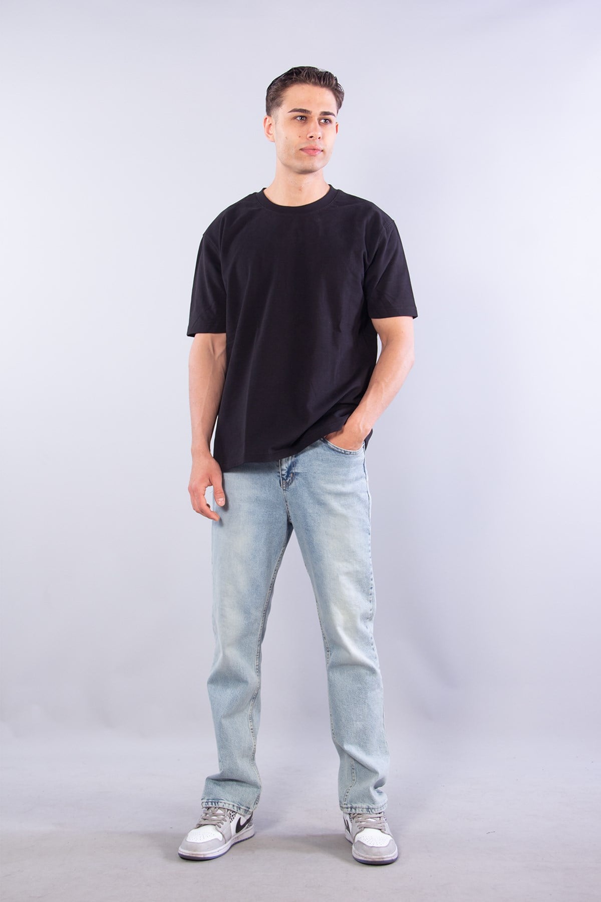 T-shirtmckanzie5930 Fırçalı İki İplik O Yaka T-shirtkadınerkek