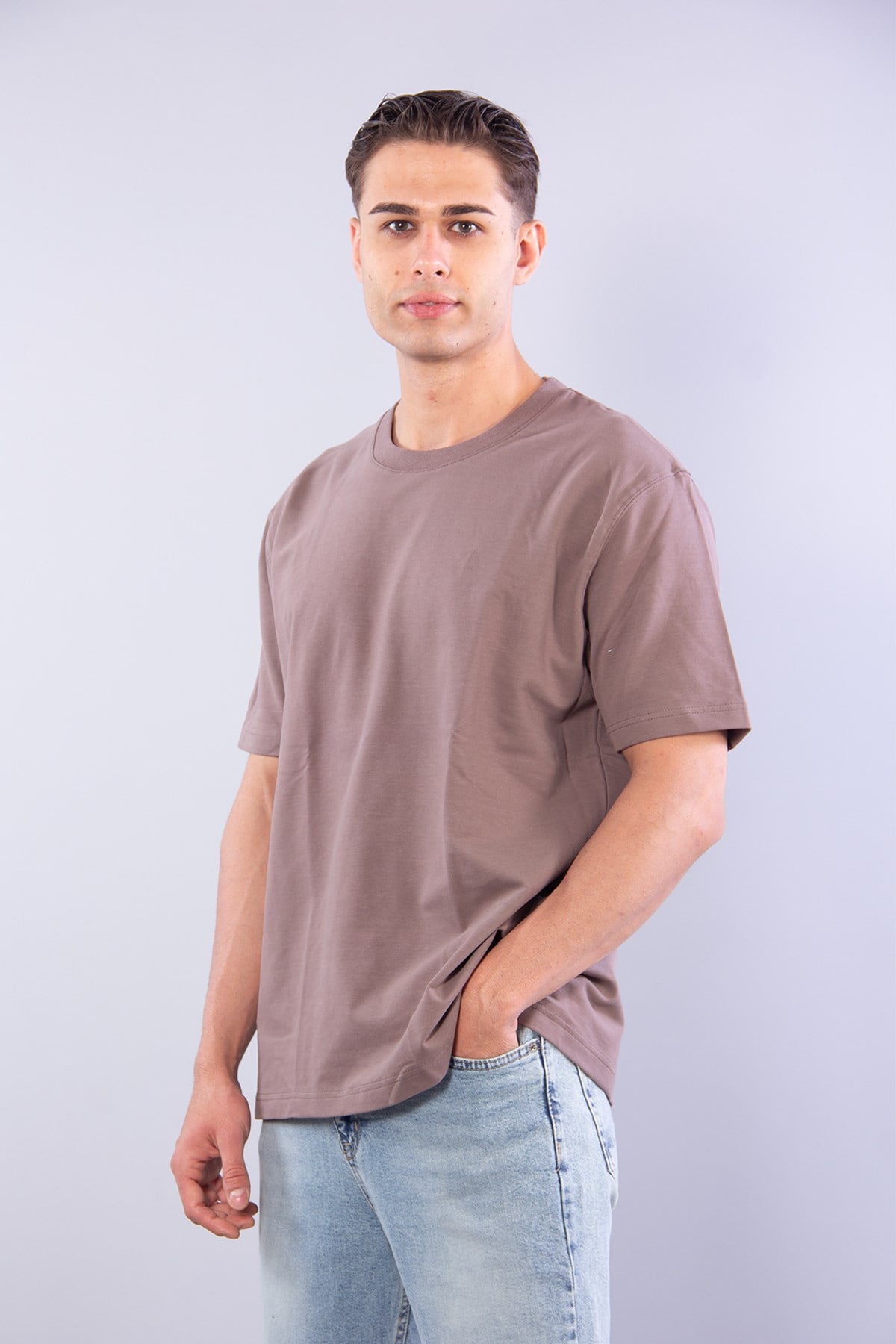 T-shirtmckanzie5930 Fırçalı İki İplik O Yaka T-shirtkadınerkek