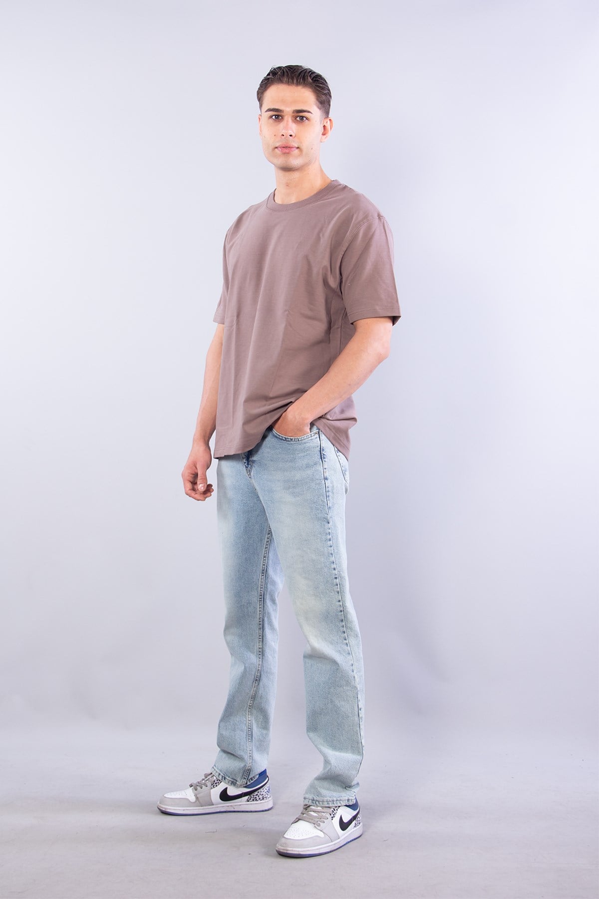 T-shirtmckanzie5930 Fırçalı İki İplik O Yaka T-shirtkadınerkek
