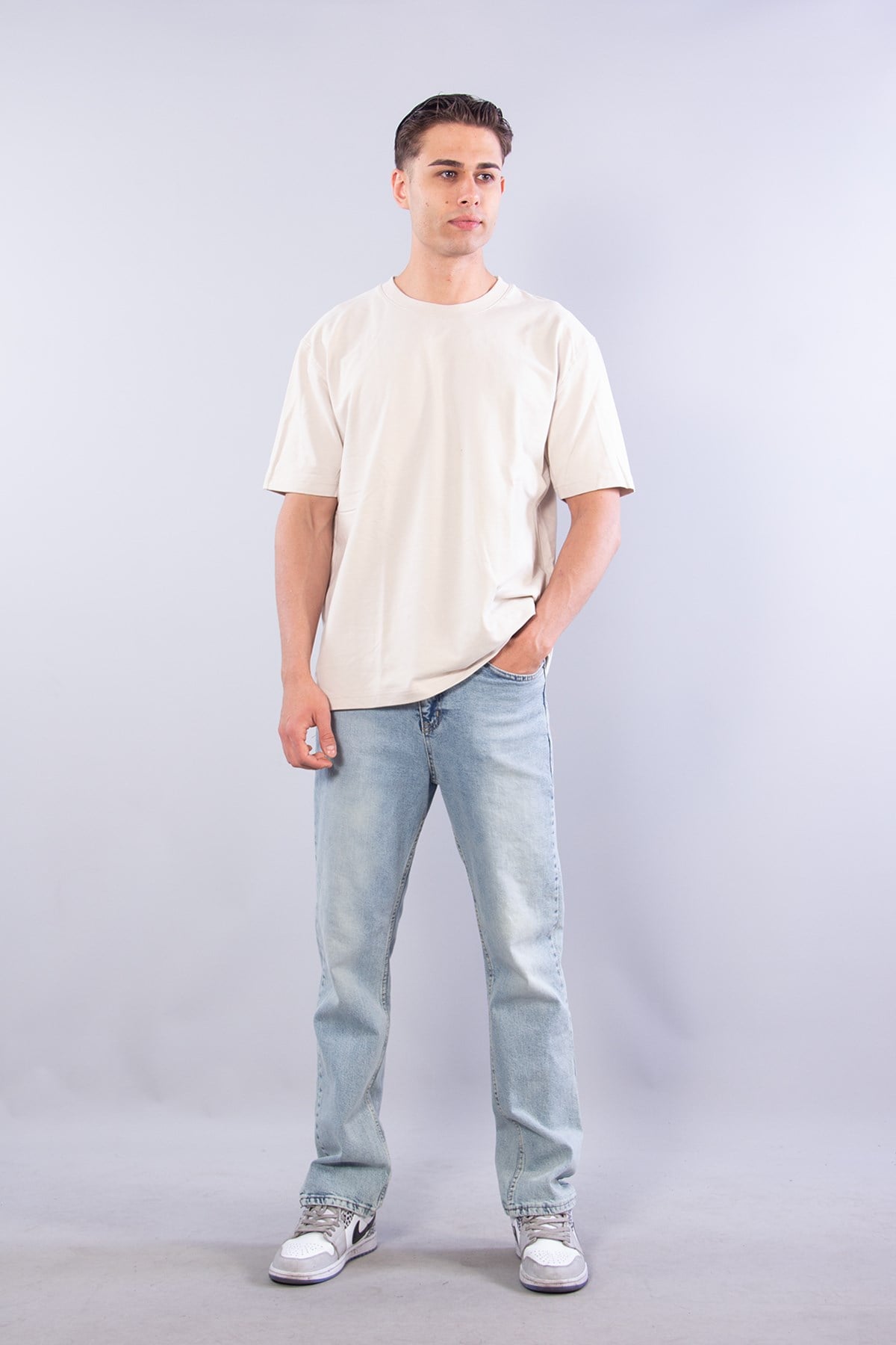 T-shirtmckanzie5930 Fırçalı İki İplik O Yaka T-shirtkadınerkek