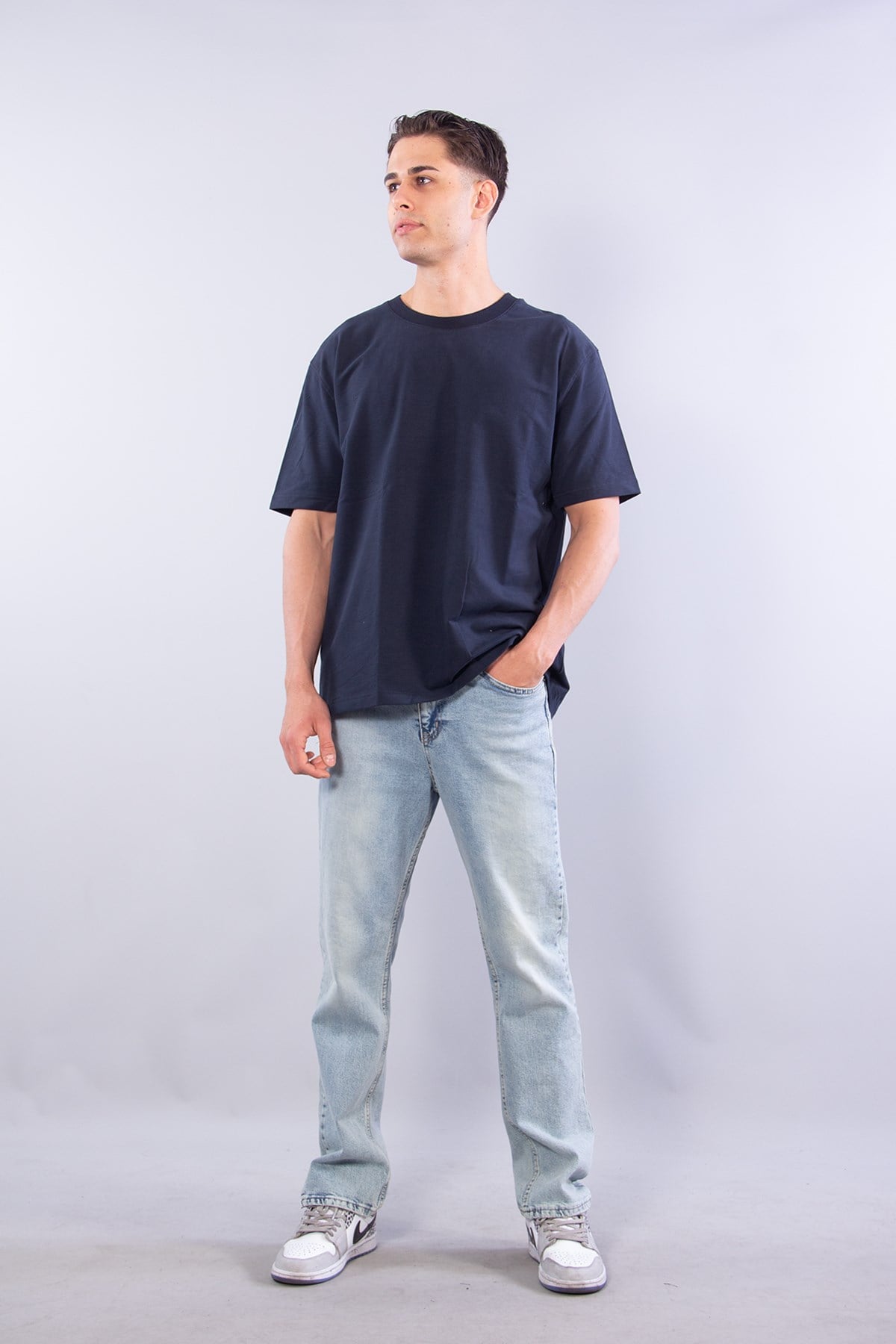 T-shirtmckanzie5930 Fırçalı İki İplik O Yaka T-shirtkadınerkek