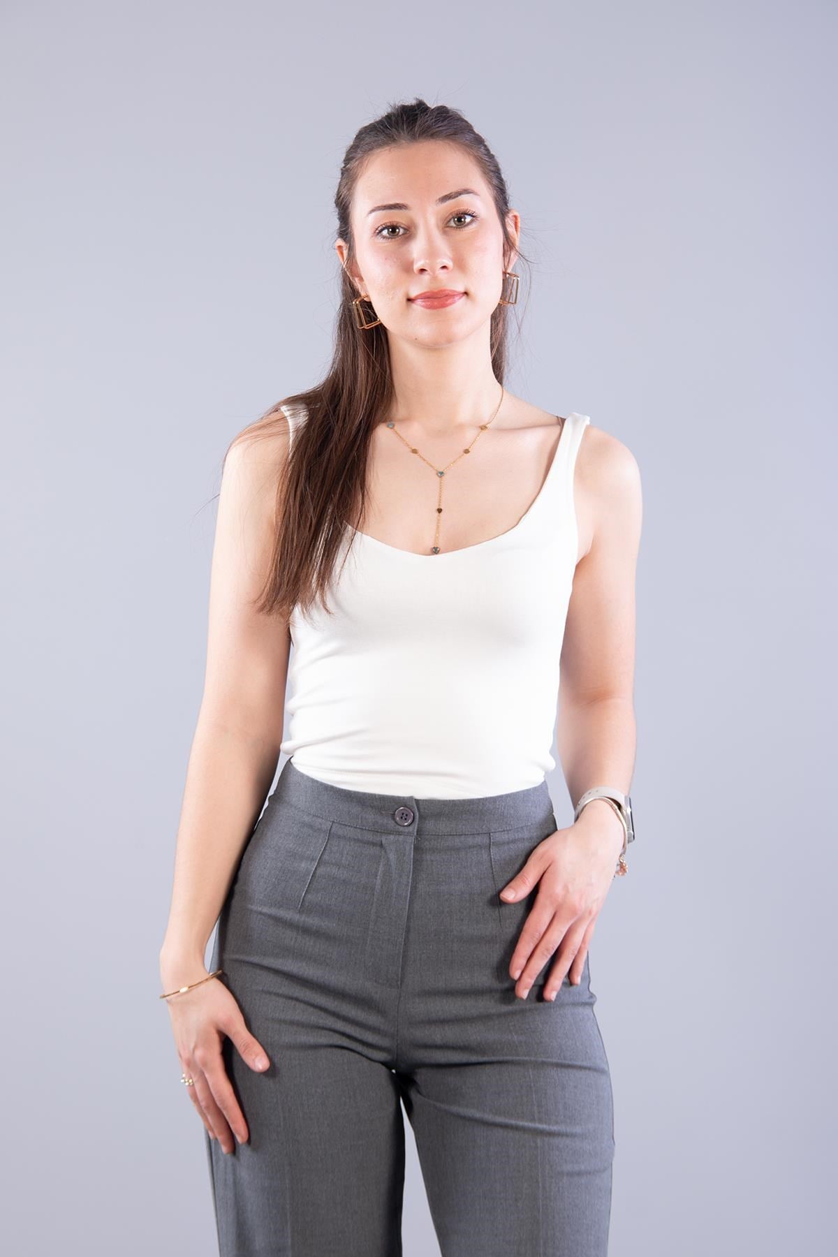 Bodymckanzie6621 (N-2262) Kalın Askılı Bodykadınerkek