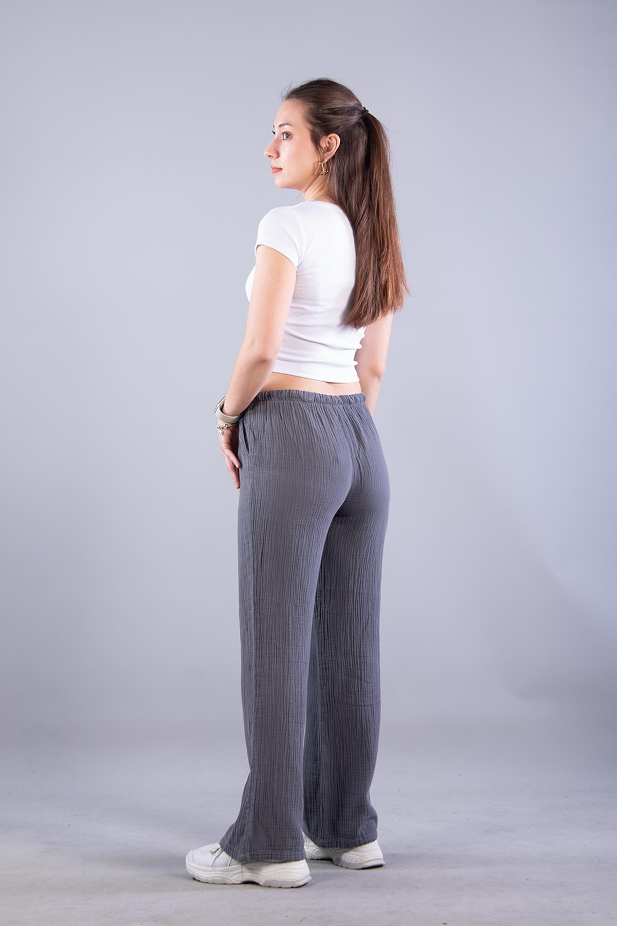 Bodymckanzie6696 (N-2370) V Yaka Crop Kaşkorse Bodykadınerkek