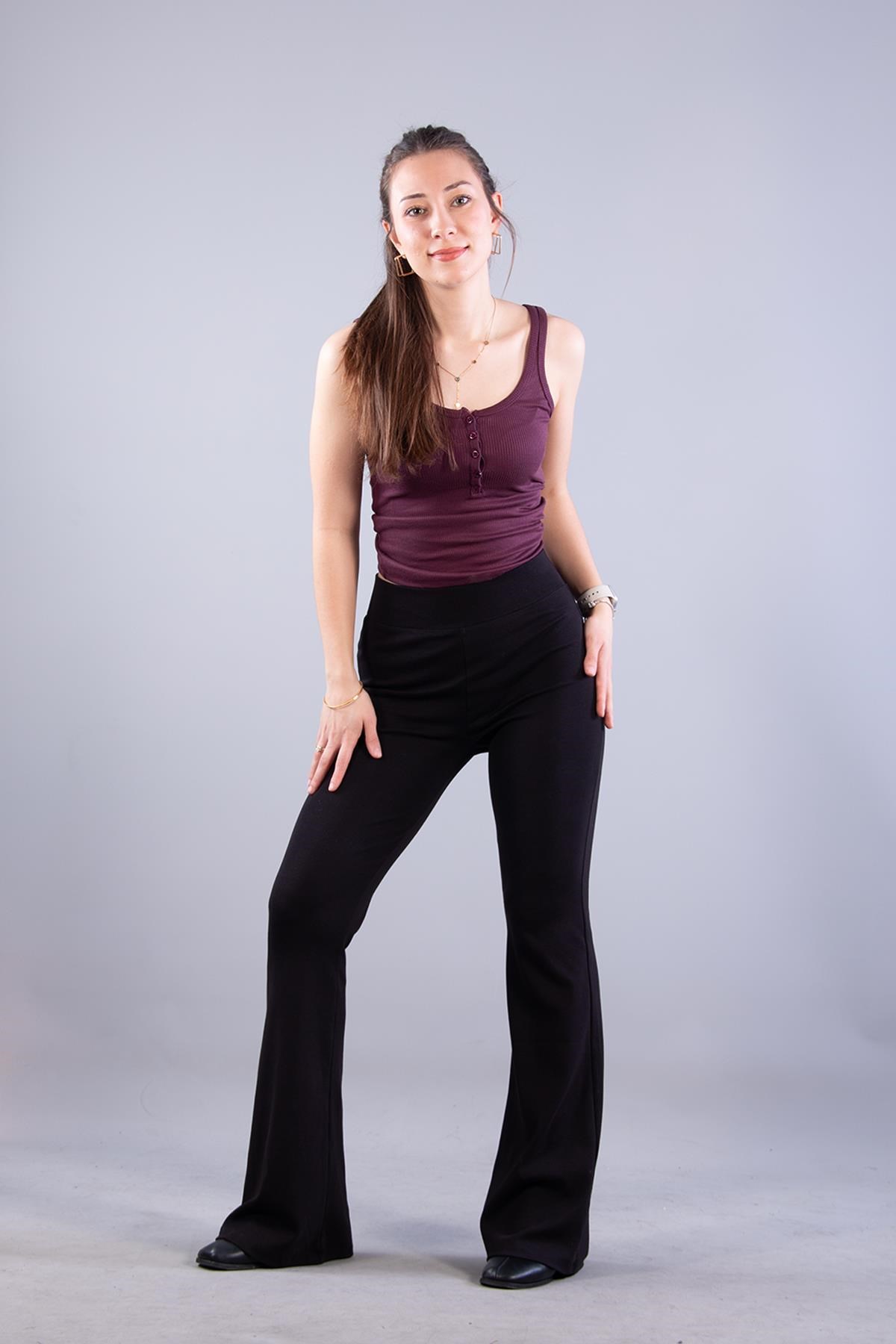 Bodymckanzie6699 (N-2351) Patlı Düğmeli Modal Kaşkorse Bodykadınerkek