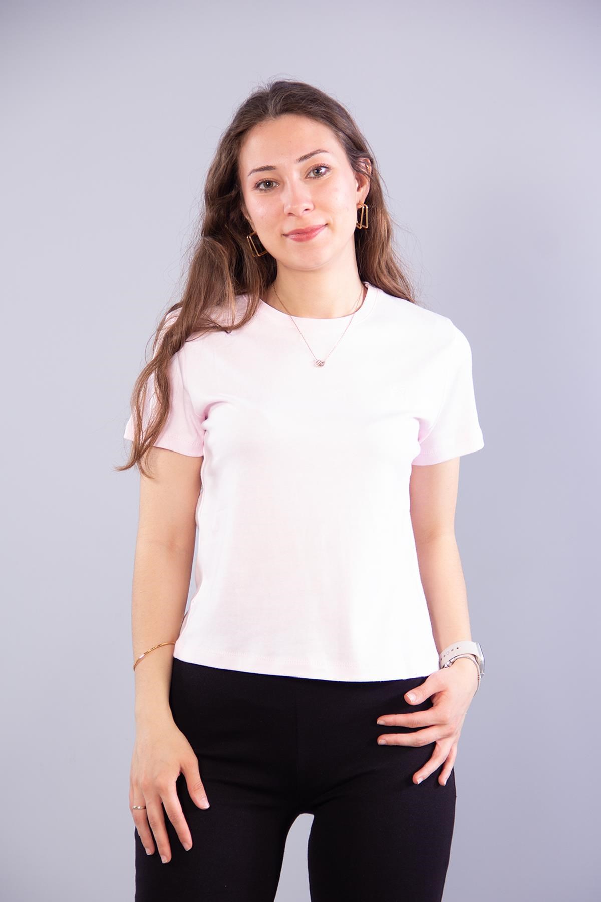 T-shirtmckanzie6719 Fiyonk Nakışlı İnterlok T-shirtkadınerkek