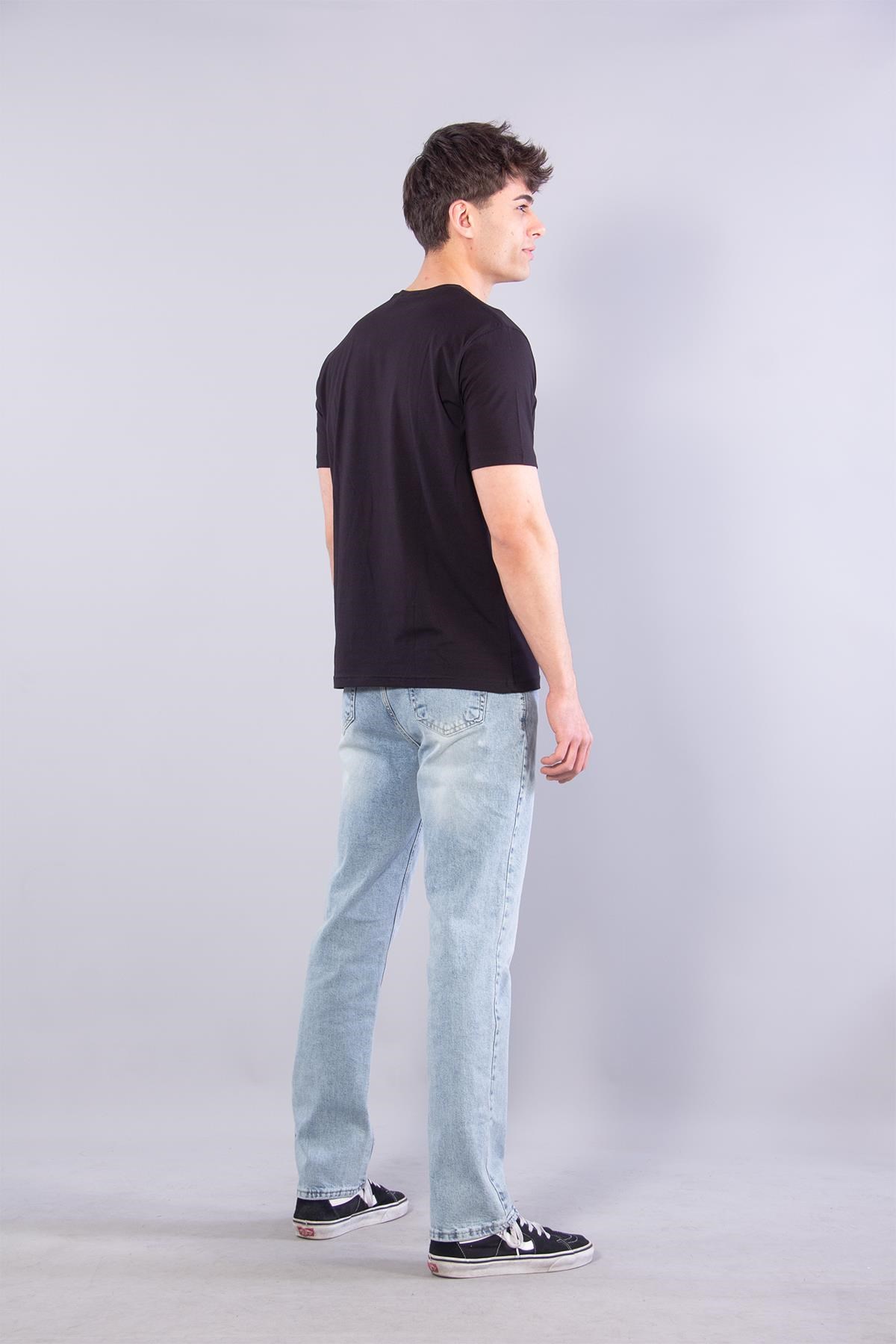 T-shirtmckanzie7401 Süprem Şekil Baskılı Bisiklet Yaka T-shirtkadınerkek