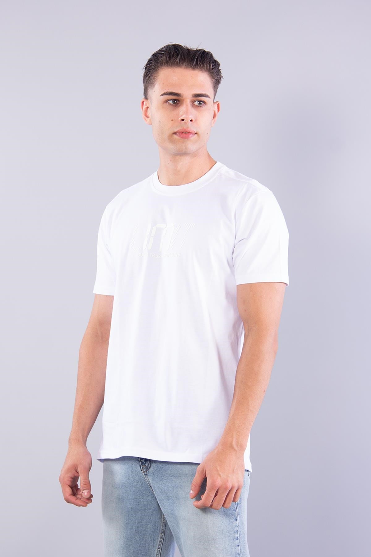 T-shirtmckanzie8262 Limit Baskılı O Yaka T-shirtkadınerkek