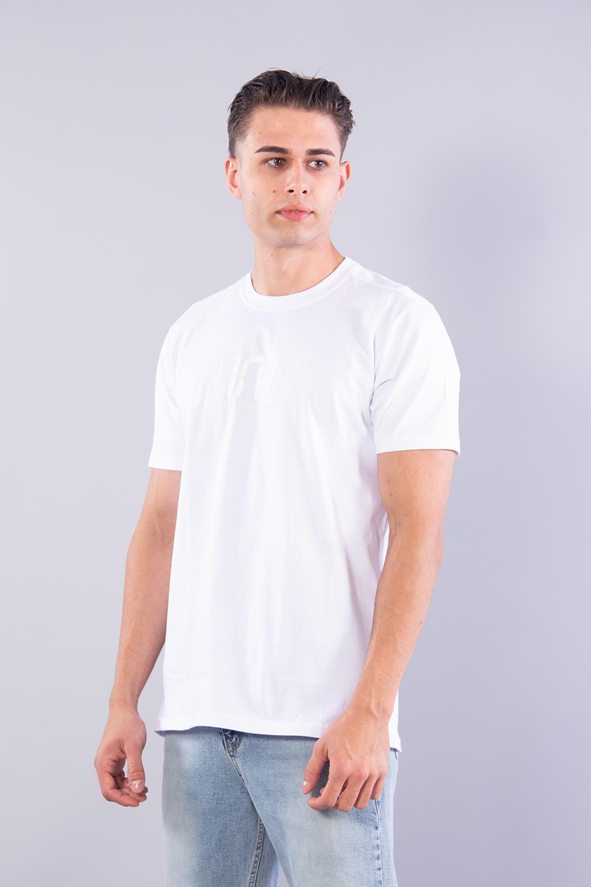 T-shirtmckanzie8262 Limit Baskılı O Yaka T-shirtkadınerkek