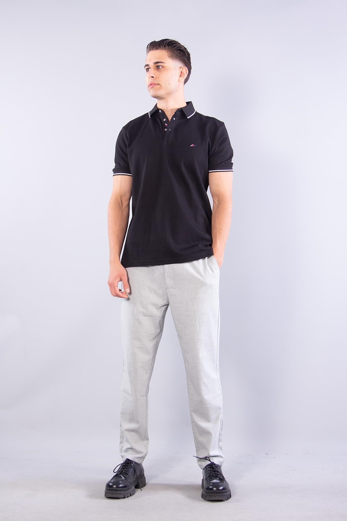 T-shirtmckanzie8269 Polo Yaka Çıtçıtlı İnterlok T-shirtkadınerkek