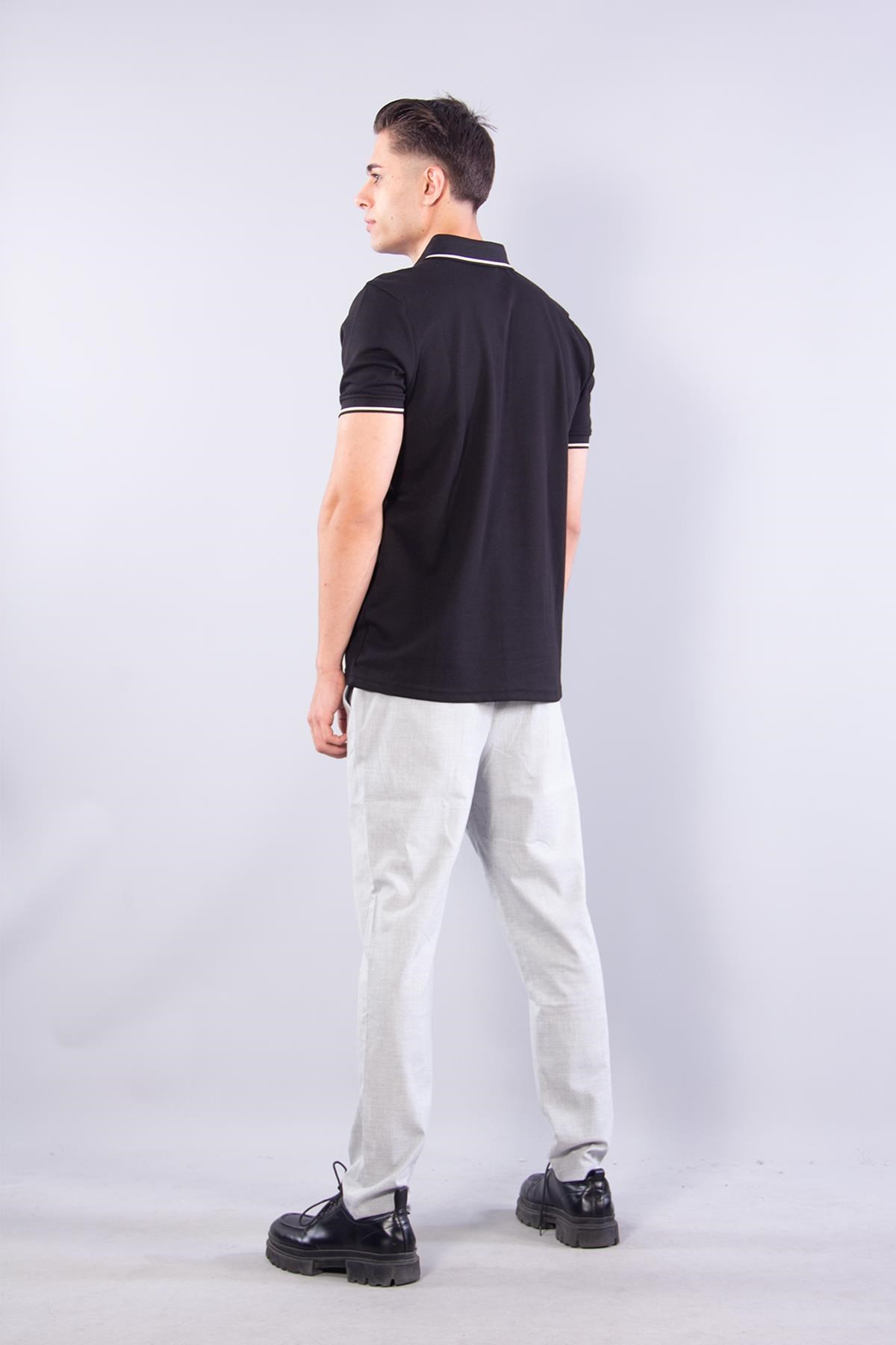 T-shirtmckanzie8269 Polo Yaka Çıtçıtlı İnterlok T-shirtkadınerkek