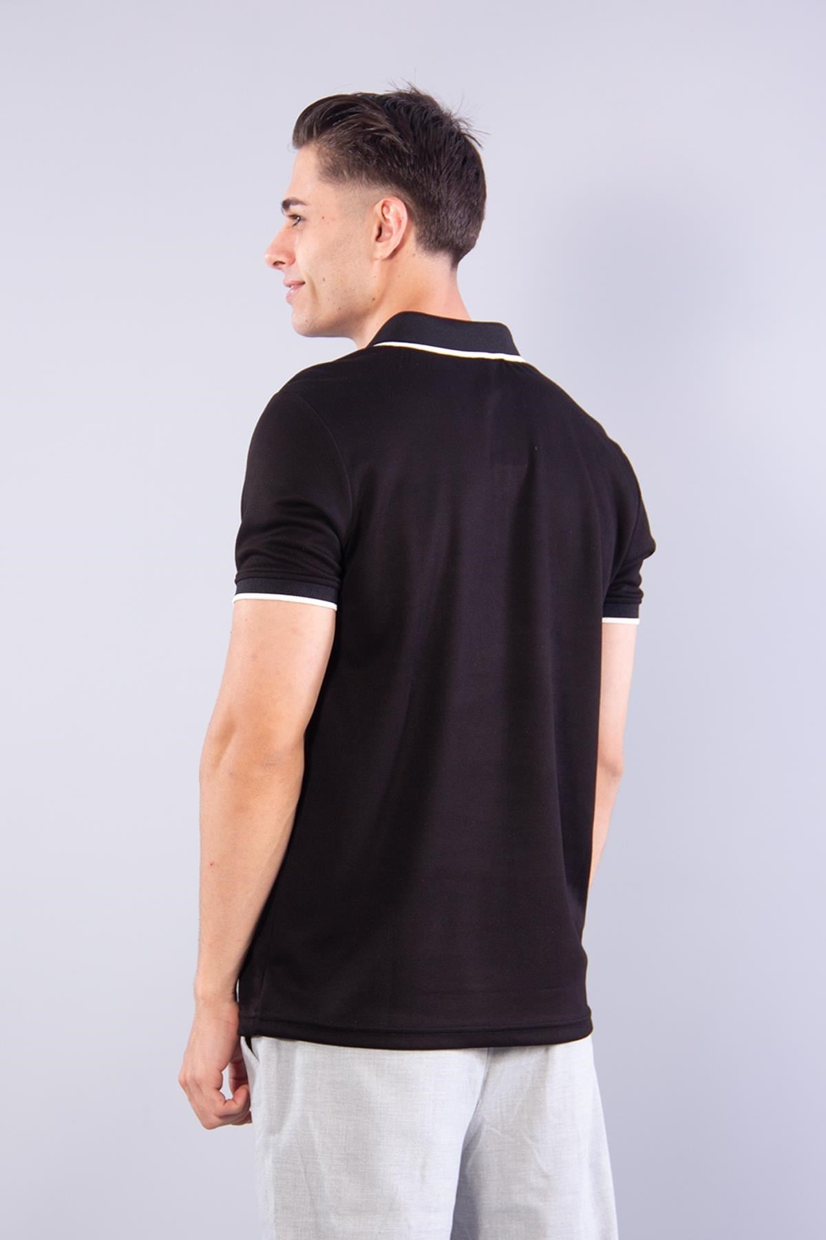 T-shirtmckanzie8328 Pike Modal Ayaklı Yaka Omuz Şeritli T-shirtkadınerkek