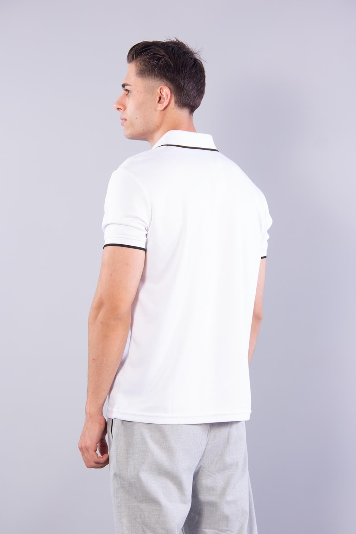 T-shirtmckanzie8328 Pike Modal Ayaklı Yaka Omuz Şeritli T-shirtkadınerkek