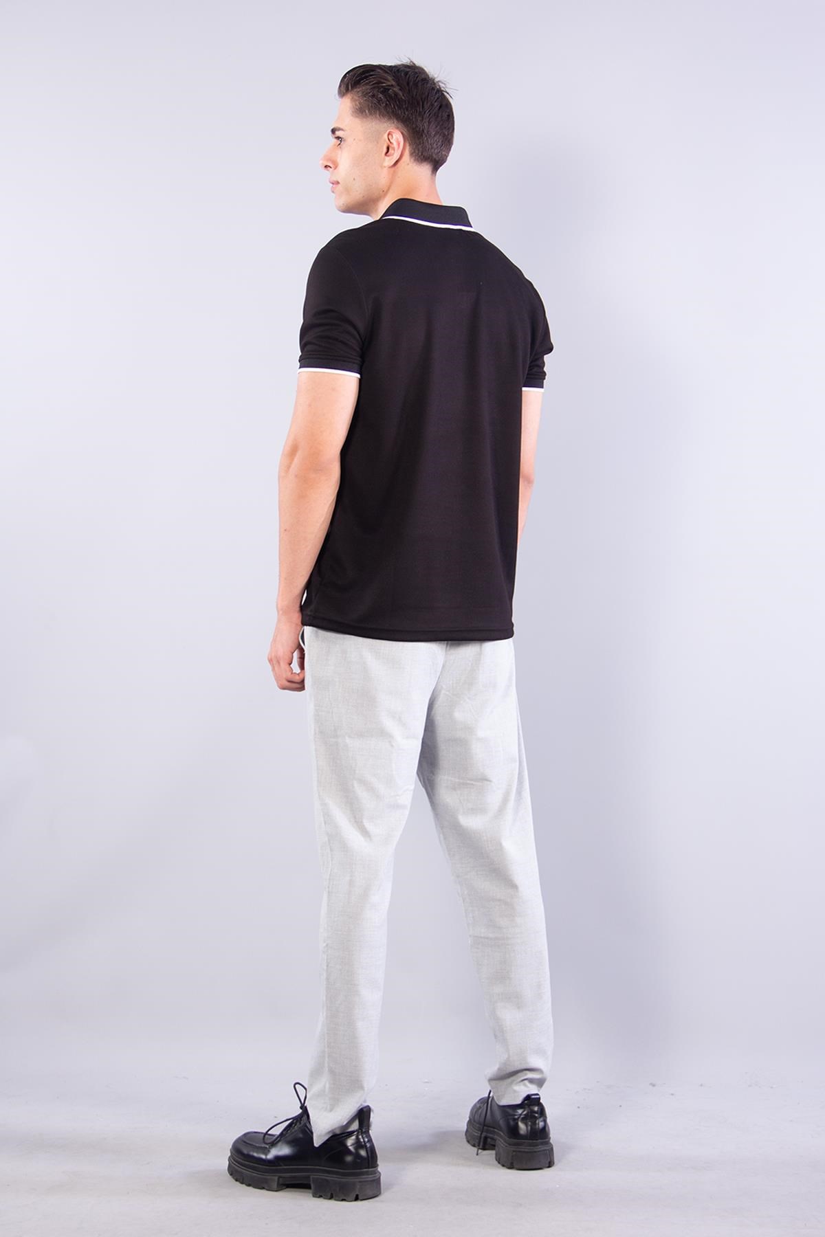 T-shirtmckanzie8328 Pike Modal Ayaklı Yaka Omuz Şeritli T-shirtkadınerkek