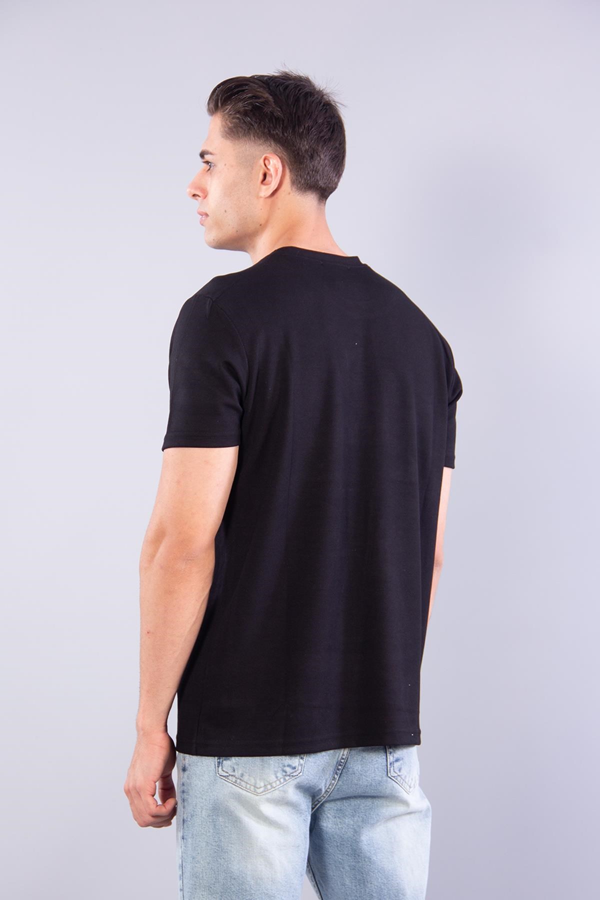 T-shirtmckanzie8337 Sıfır Yaka Fitilli Modal T-shirtkadınerkek