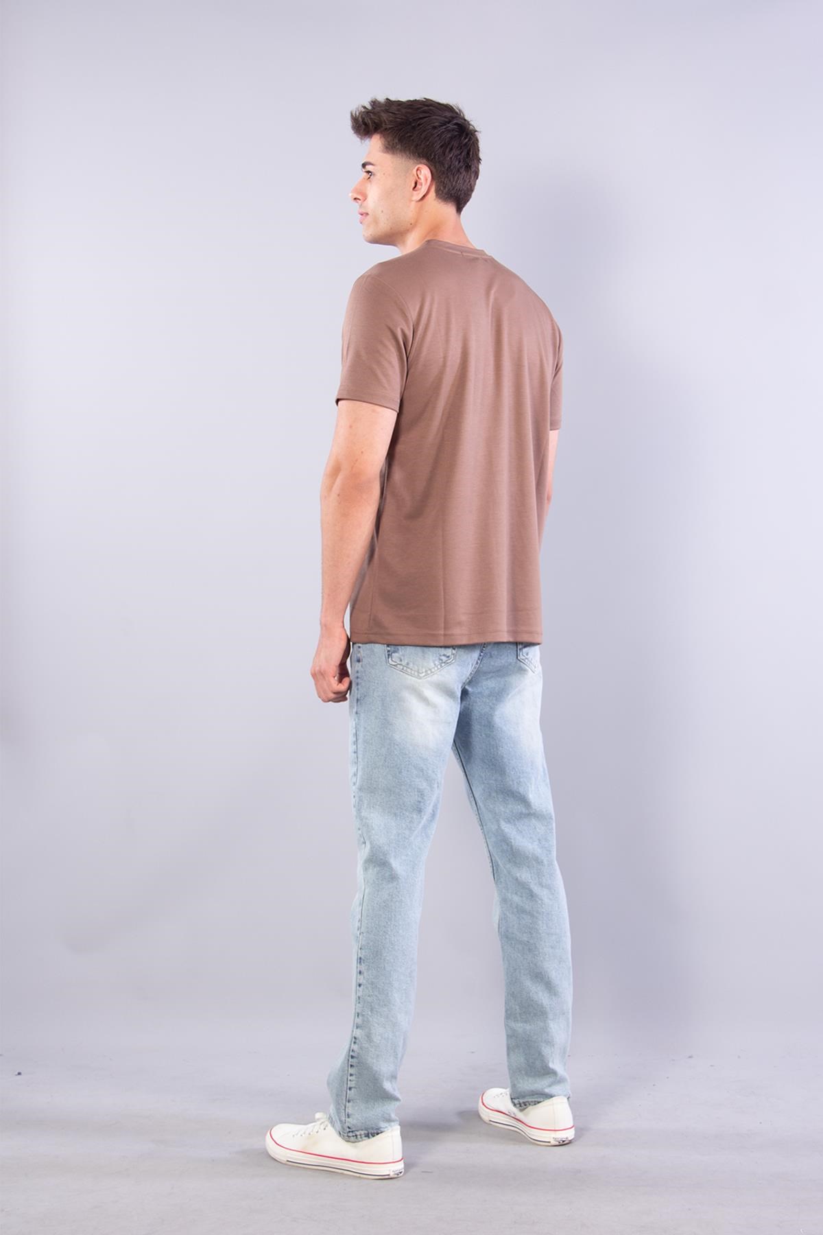 T-shirtmckanzie8342 Modal Overdo Yazılı O Yaka T-shirtkadınerkek