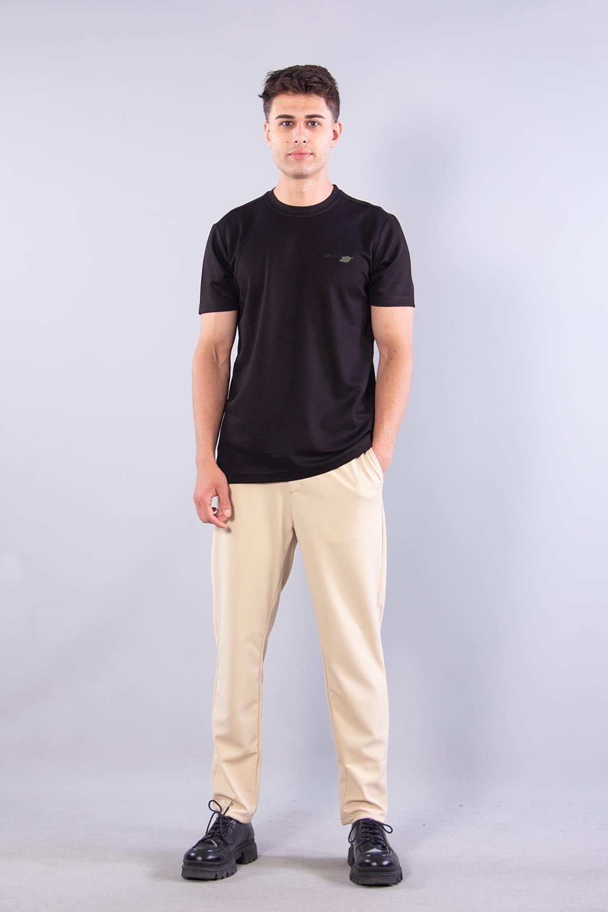 T-shirtmckanzie8342 Modal Overdo Yazılı O Yaka T-shirtkadınerkek