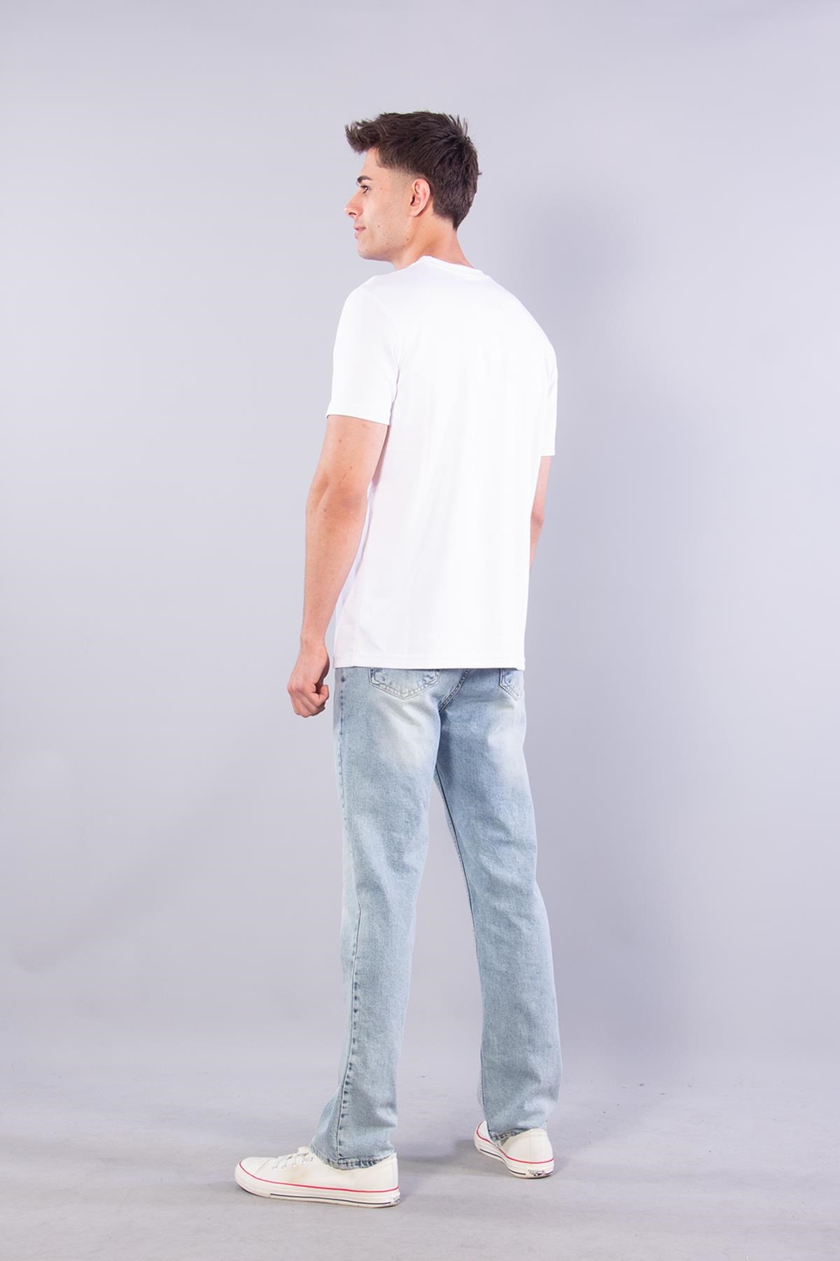 T-shirtmckanzie8342 Modal Overdo Yazılı O Yaka T-shirtkadınerkek