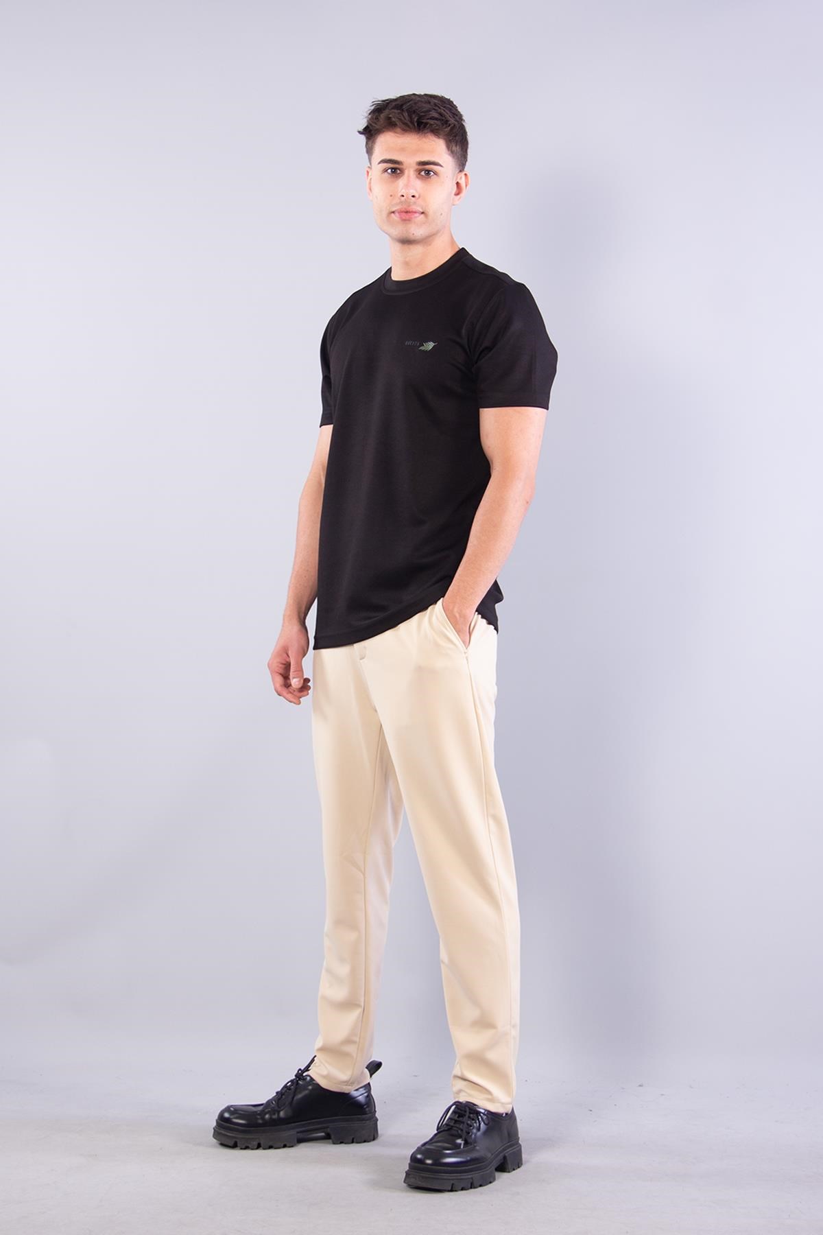 T-shirtmckanzie8342 Modal Overdo Yazılı O Yaka T-shirtkadınerkek