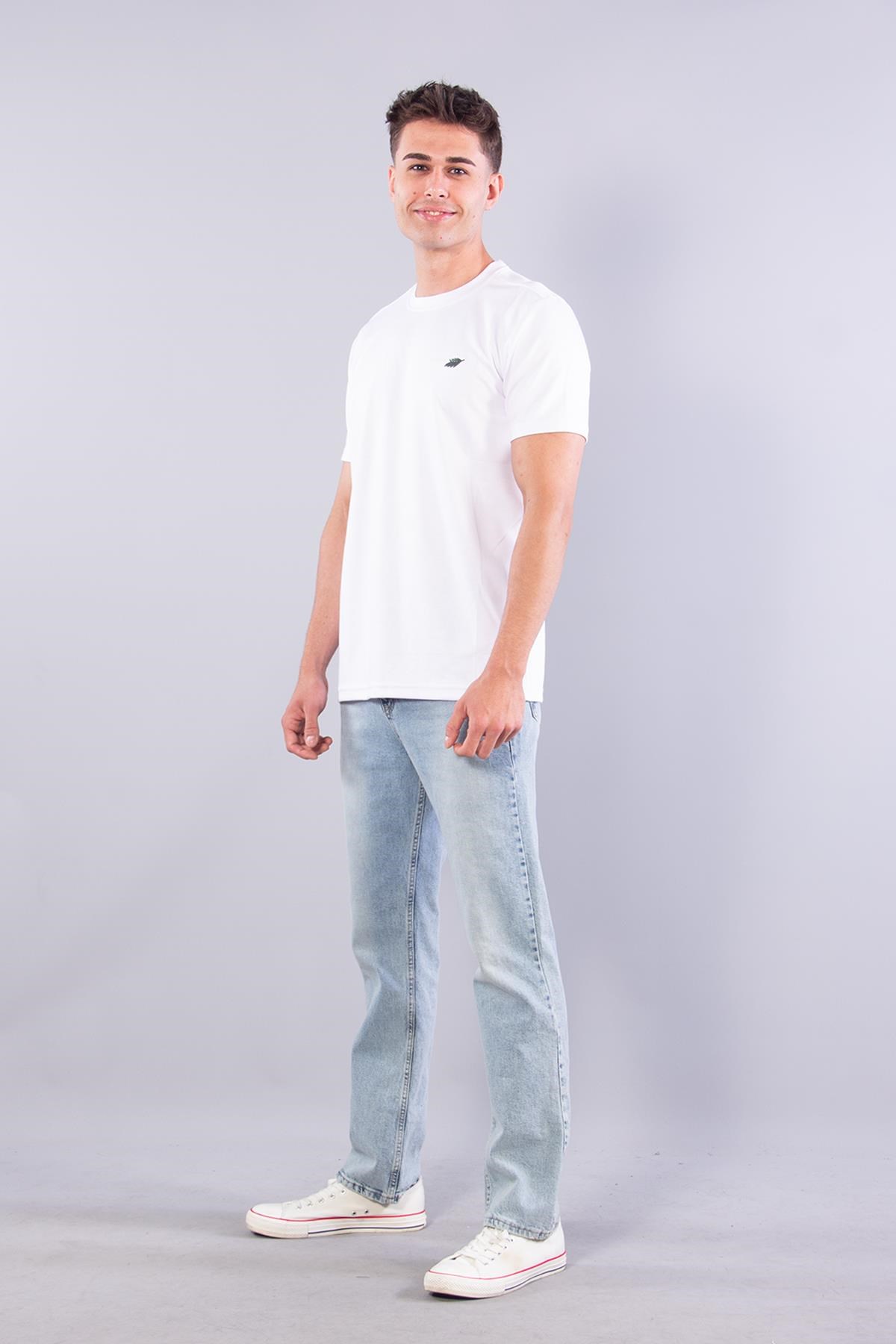 T-shirtmckanzie8342 Modal Overdo Yazılı O Yaka T-shirtkadınerkek