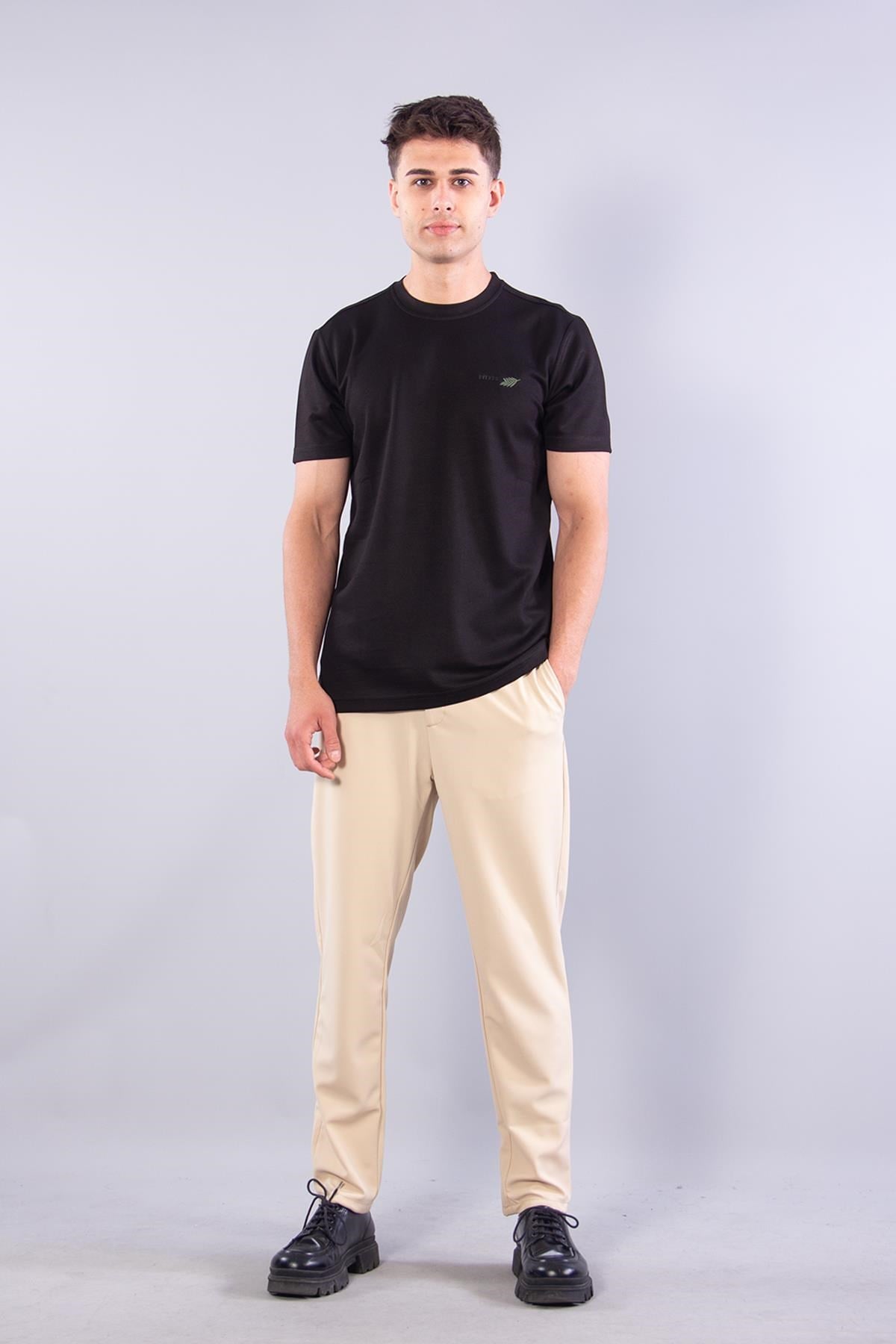 T-shirtmckanzie8342 Modal Overdo Yazılı O Yaka T-shirtkadınerkek
