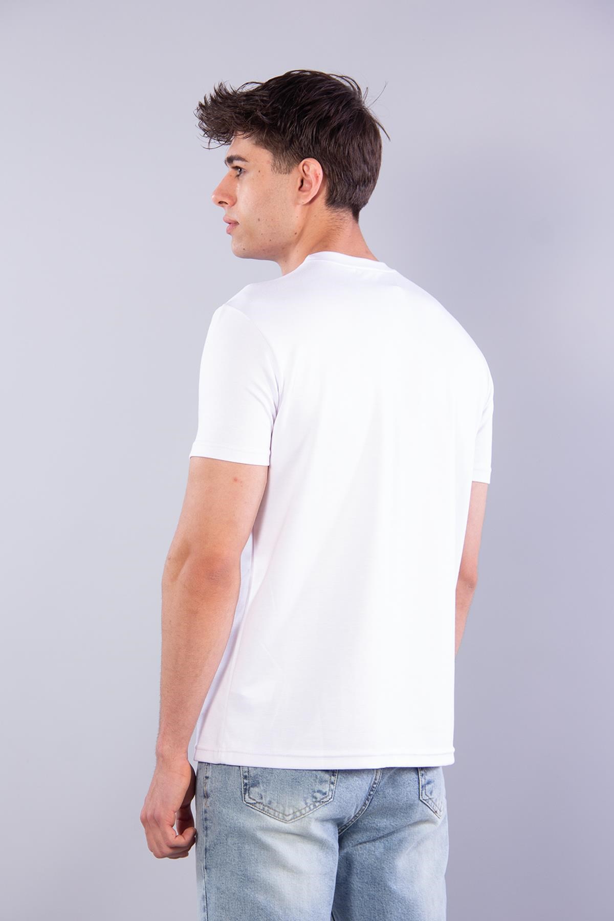 T-shirtmckanzie8371 Sıfır Yaka Modal T-shirtkadınerkek