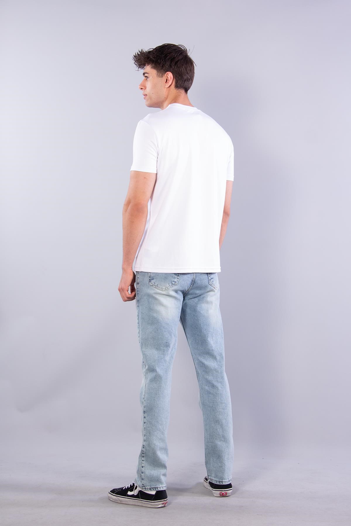T-shirtmckanzie8371 Sıfır Yaka Modal T-shirtkadınerkek
