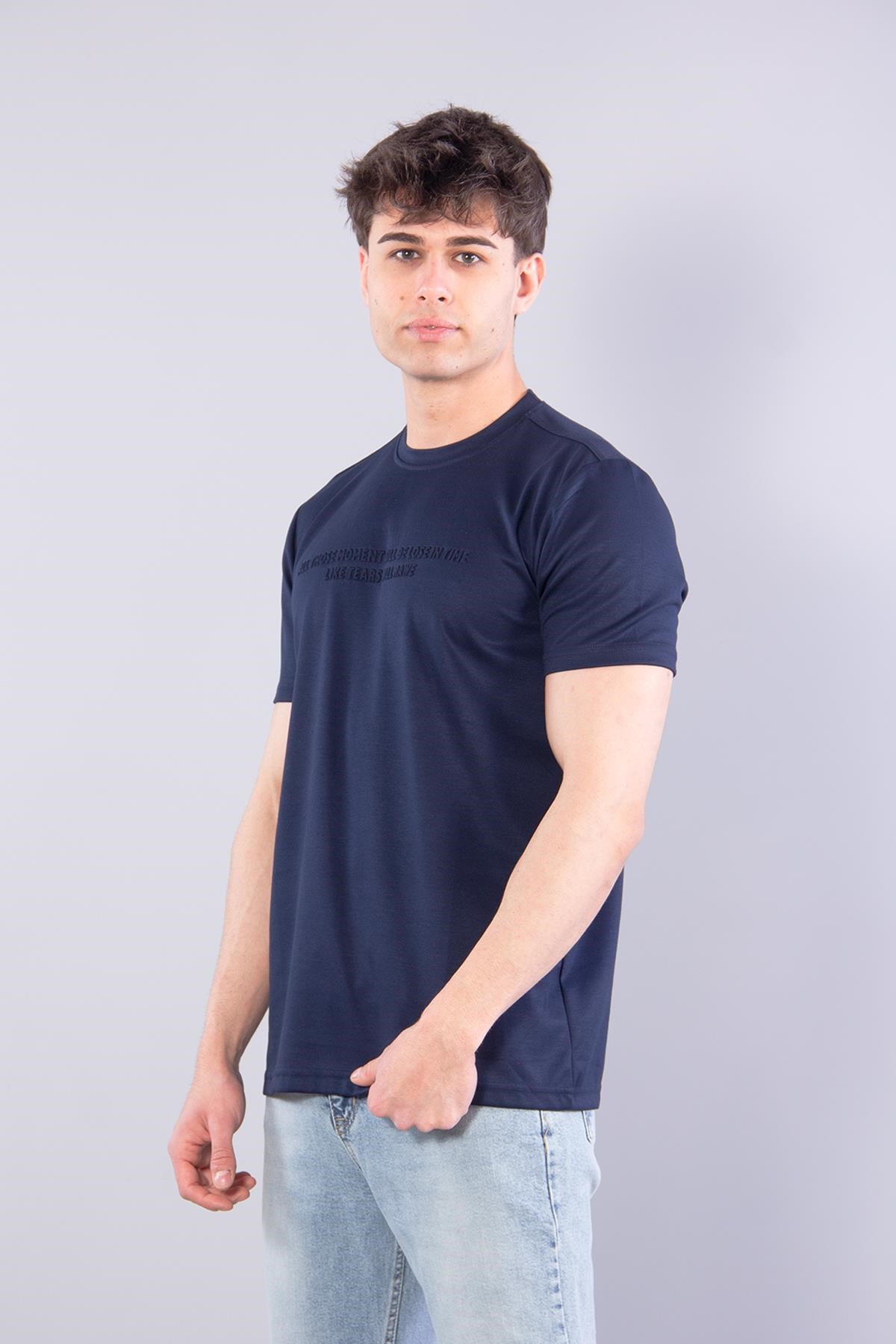 T-shirtmckanzie8377 All Those Moment Till Kabartma Baskılı O Yaka Modal T-shirtkadınerkek
