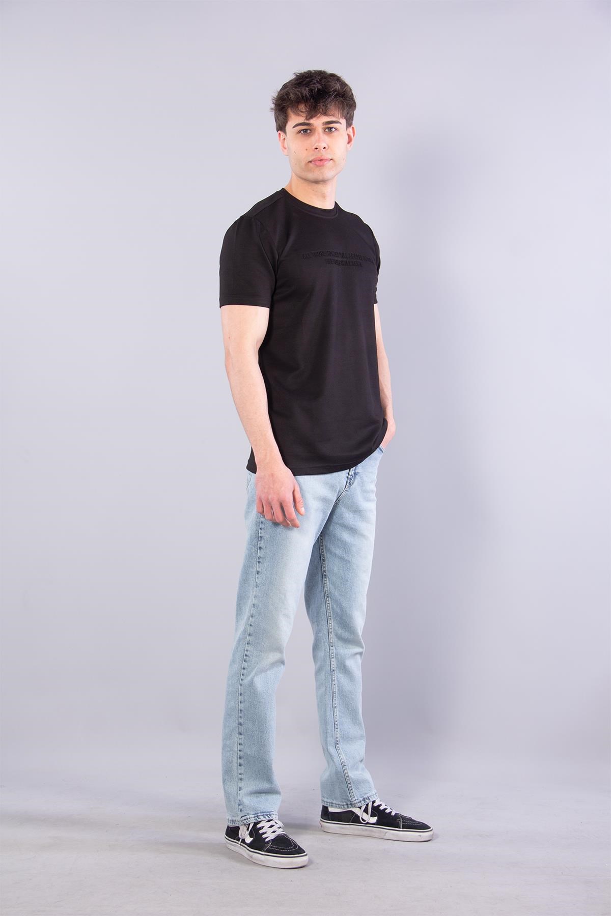 T-shirtmckanzie8377 All Those Moment Till Kabartma Baskılı O Yaka Modal T-shirtkadınerkek