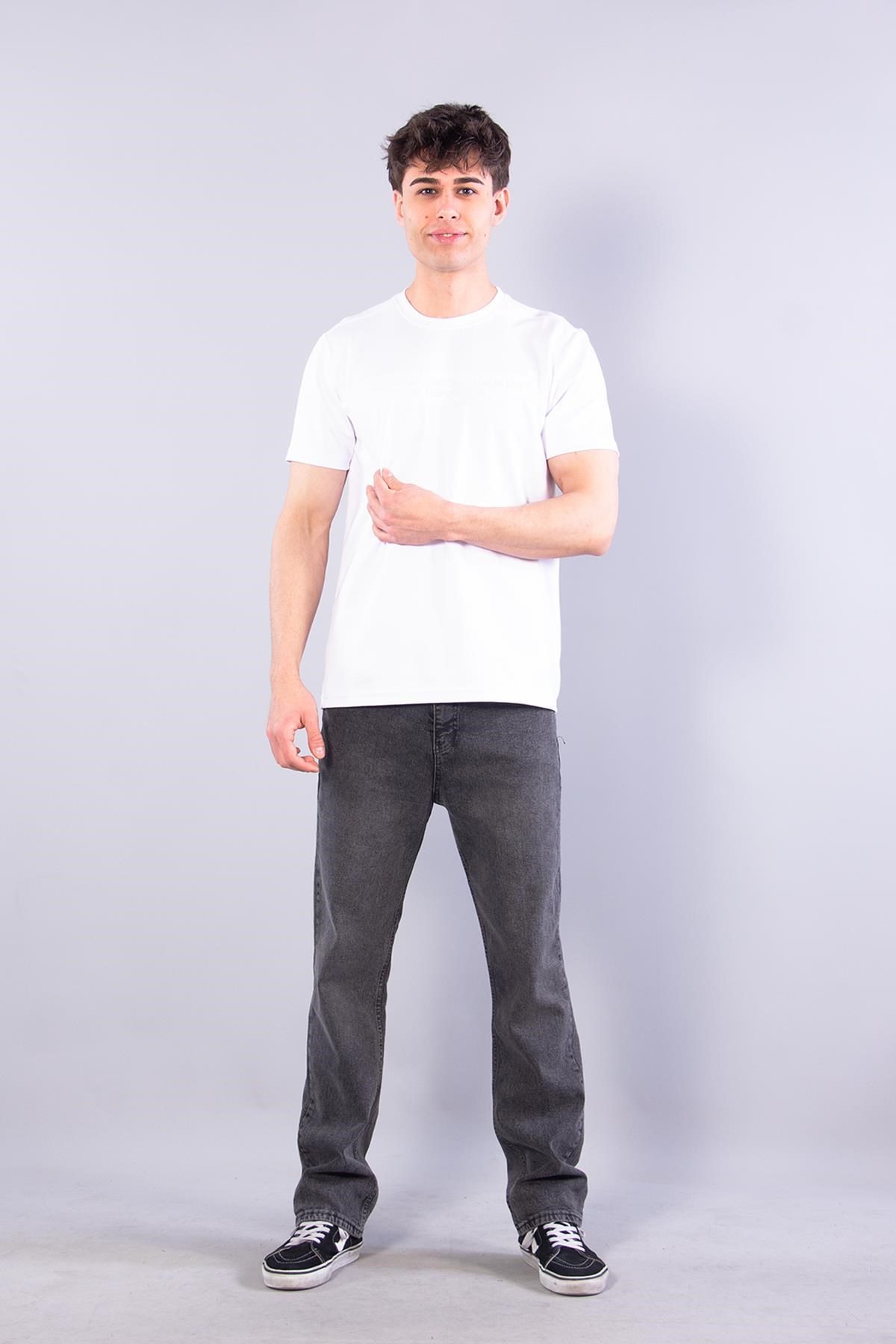 T-shirtmckanzie8377 All Those Moment Till Kabartma Baskılı O Yaka Modal T-shirtkadınerkek