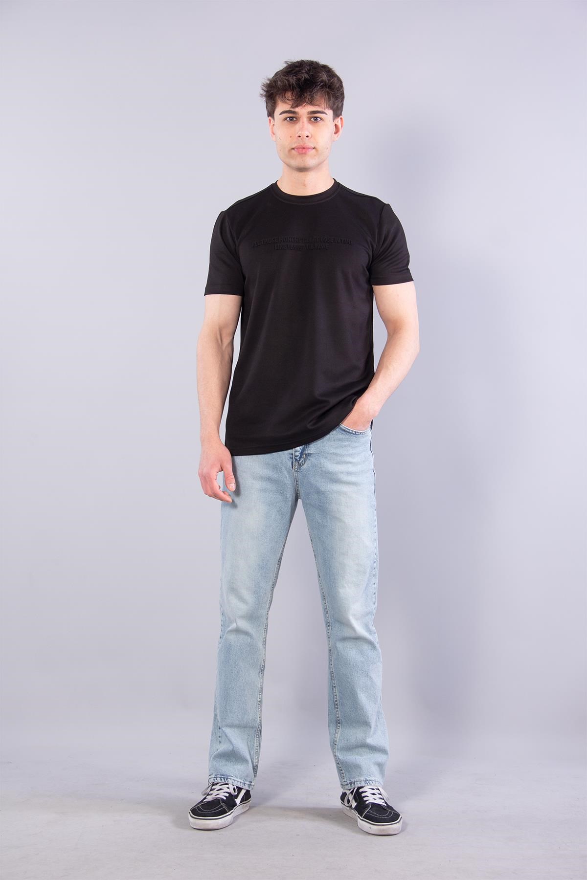 T-shirtmckanzie8377 All Those Moment Till Kabartma Baskılı O Yaka Modal T-shirtkadınerkek
