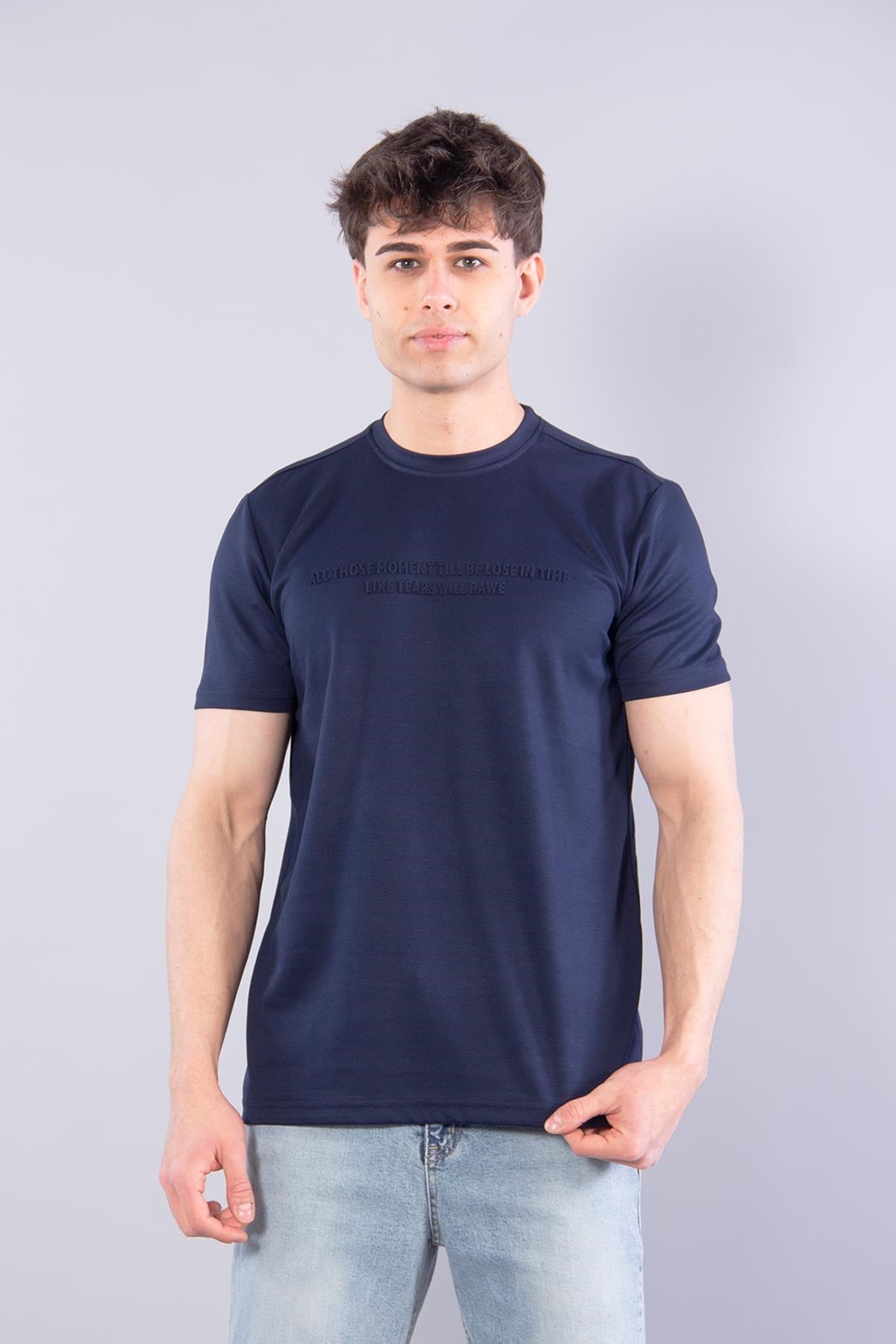 T-shirtmckanzie8377 All Those Moment Till Kabartma Baskılı O Yaka Modal T-shirtkadınerkek