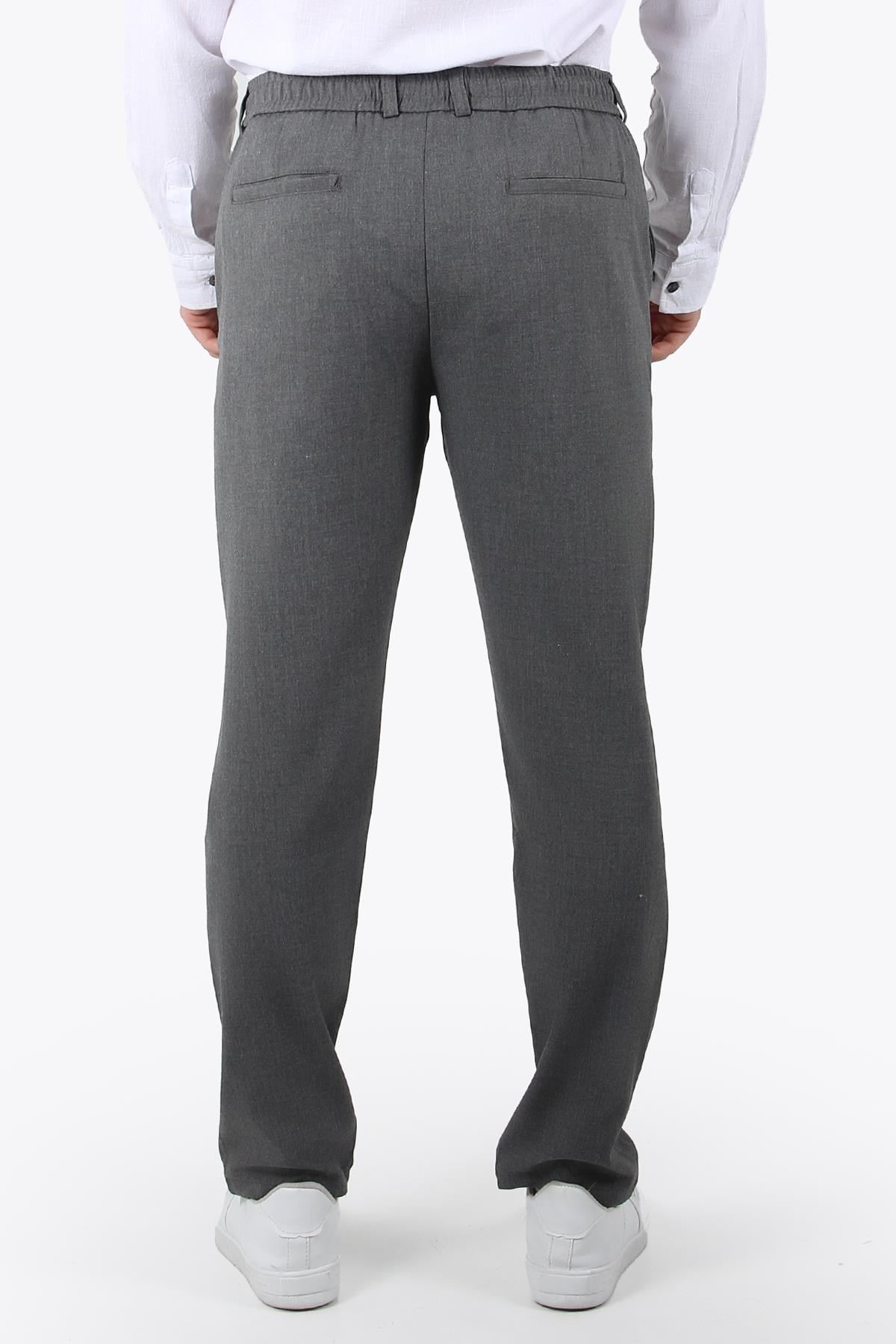 Pantolonmckanzie888 Yancep Beli İpli Lastikli Kumaş Jogger Pantolonkadınerkek