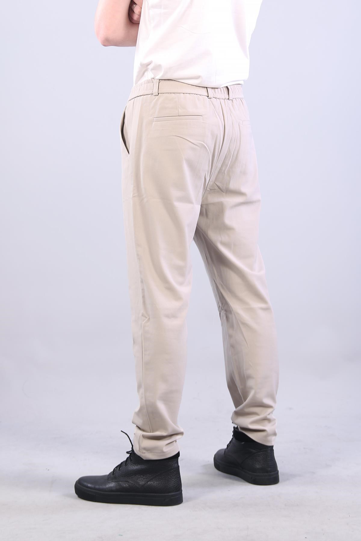 Pantolonmckanzie888 Yancep Beli İpli Lastikli Kumaş Jogger Pantolonkadınerkek
