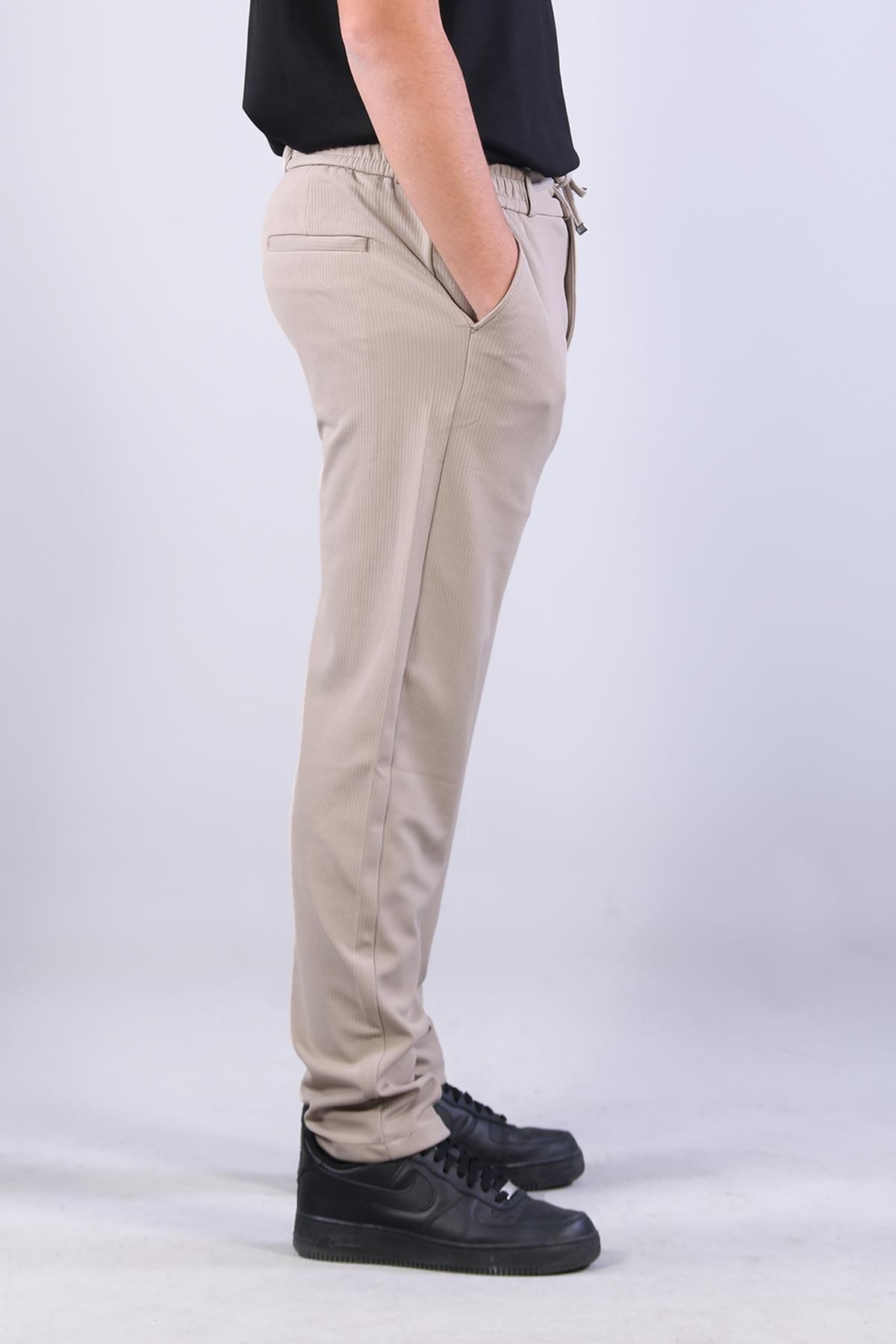 Pantolonmckanzie950 Pütürlü Kumaş Jogger Pantolonkadınerkek
