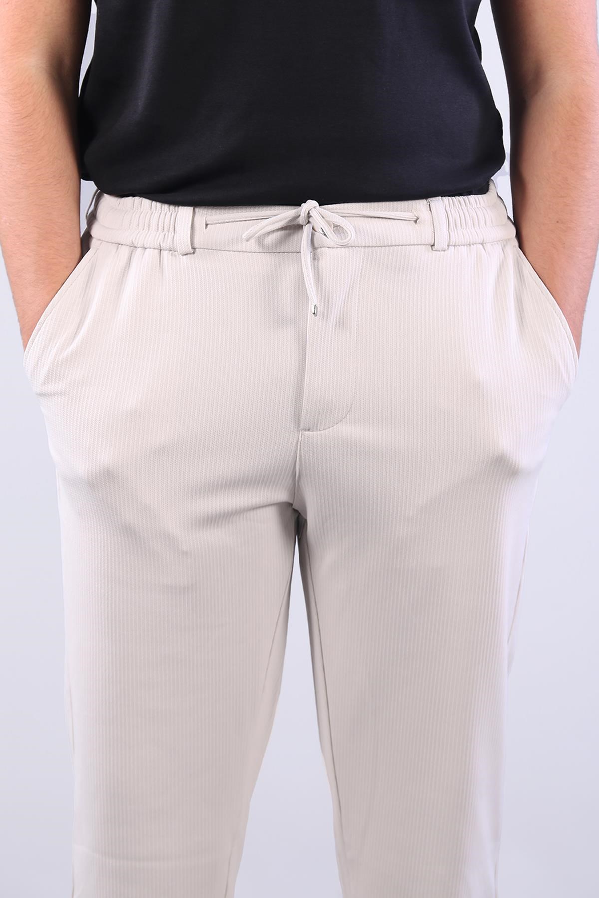Pantolonmckanzie950 Pütürlü Kumaş Jogger Pantolonkadınerkek