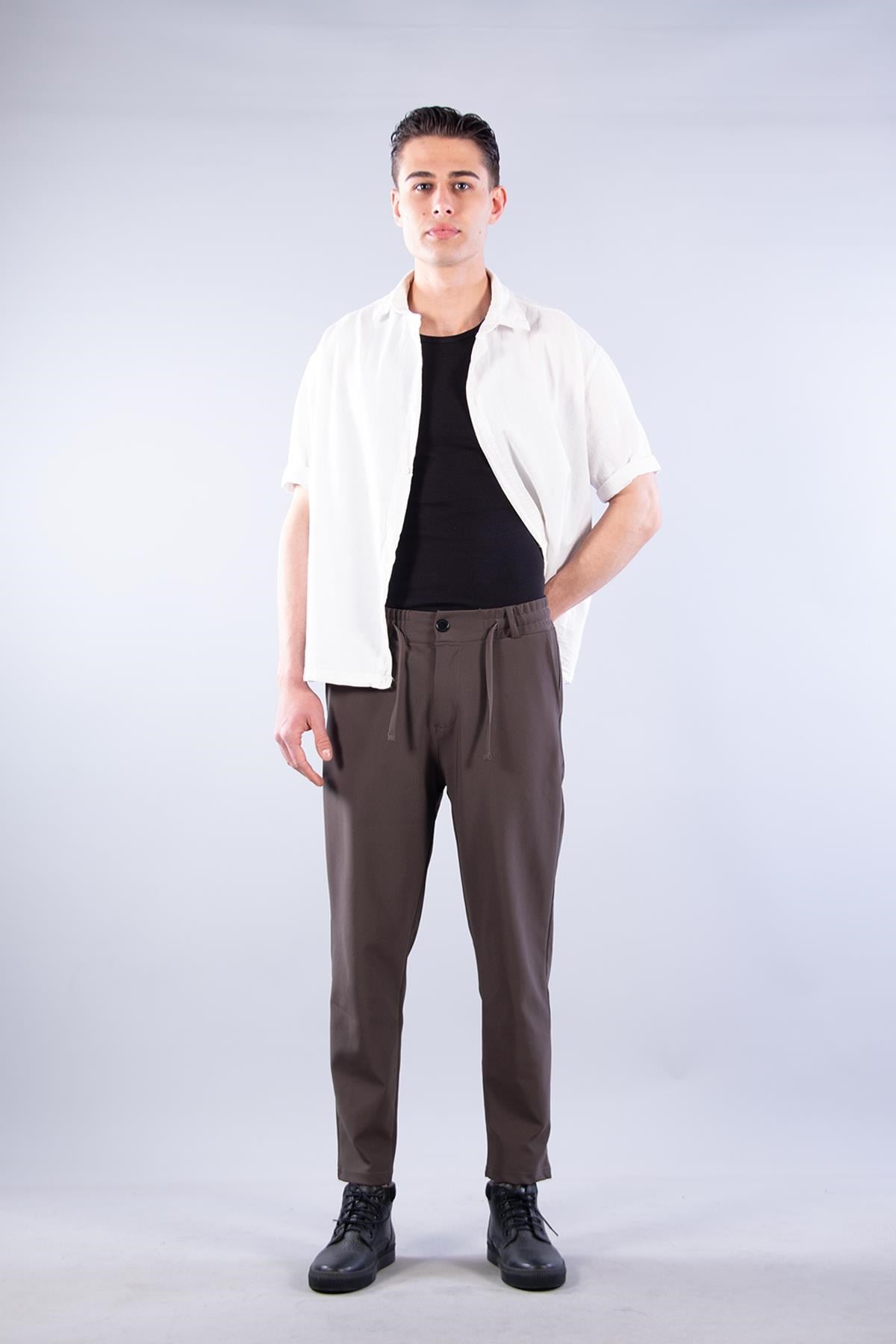 PantolonmckanzieBeli İpli Pike Pantolonkadınerkek