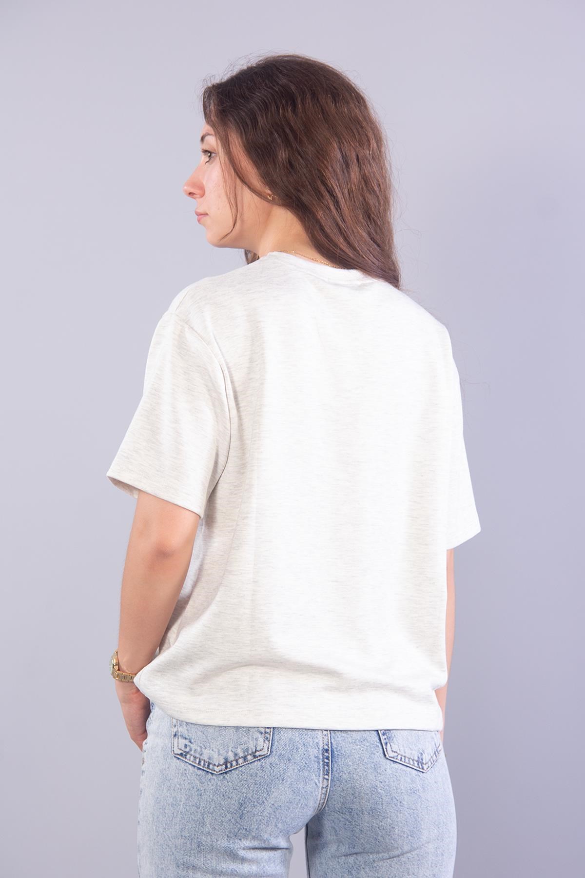 T-shirtmckanzieMS1878 Hafif Dalgıç Kumaş O Yaka T-shirtkadınerkek