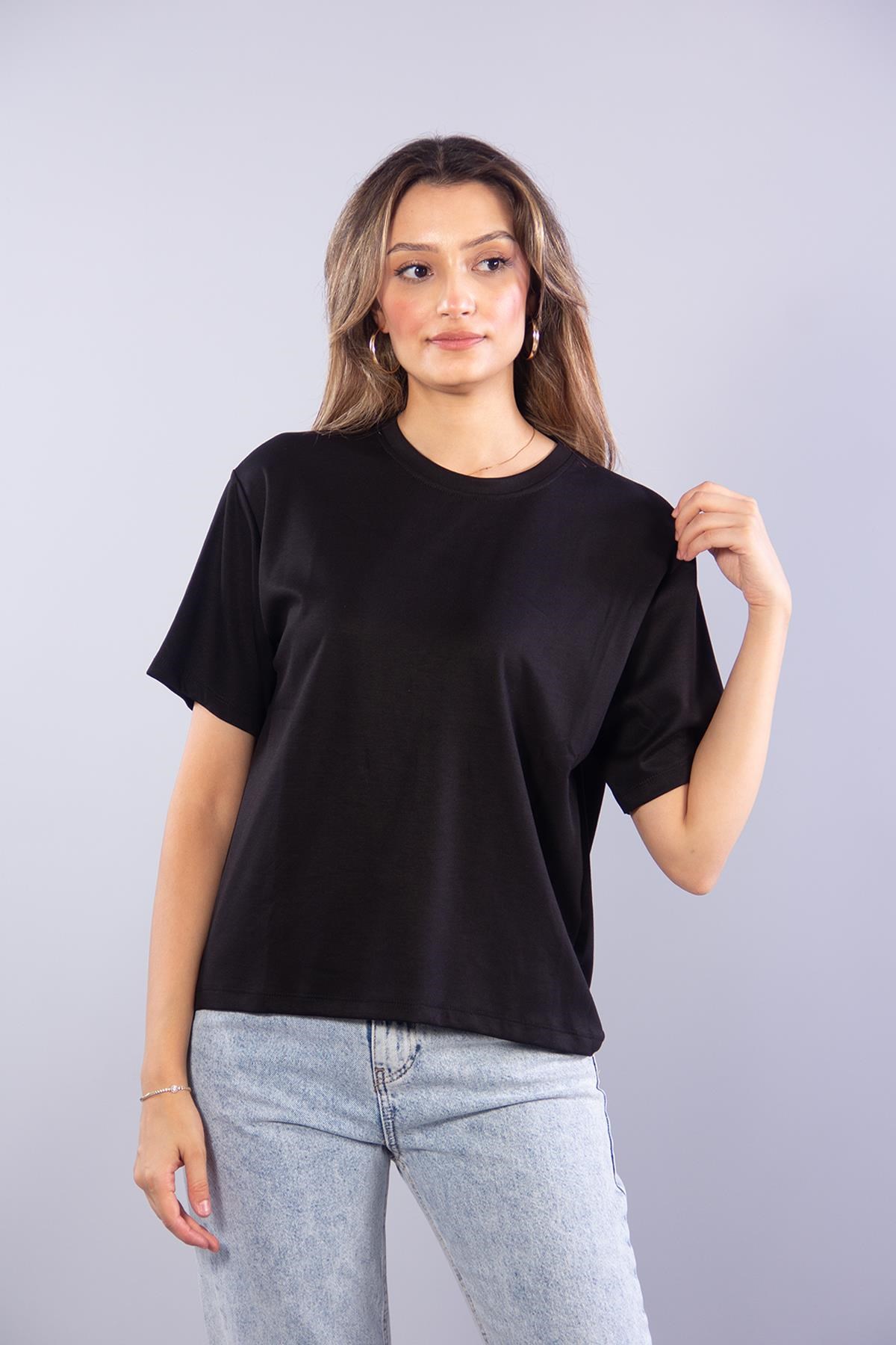 T-shirtmckanzieMS1878 Hafif Dalgıç Kumaş O Yaka T-shirtkadınerkek