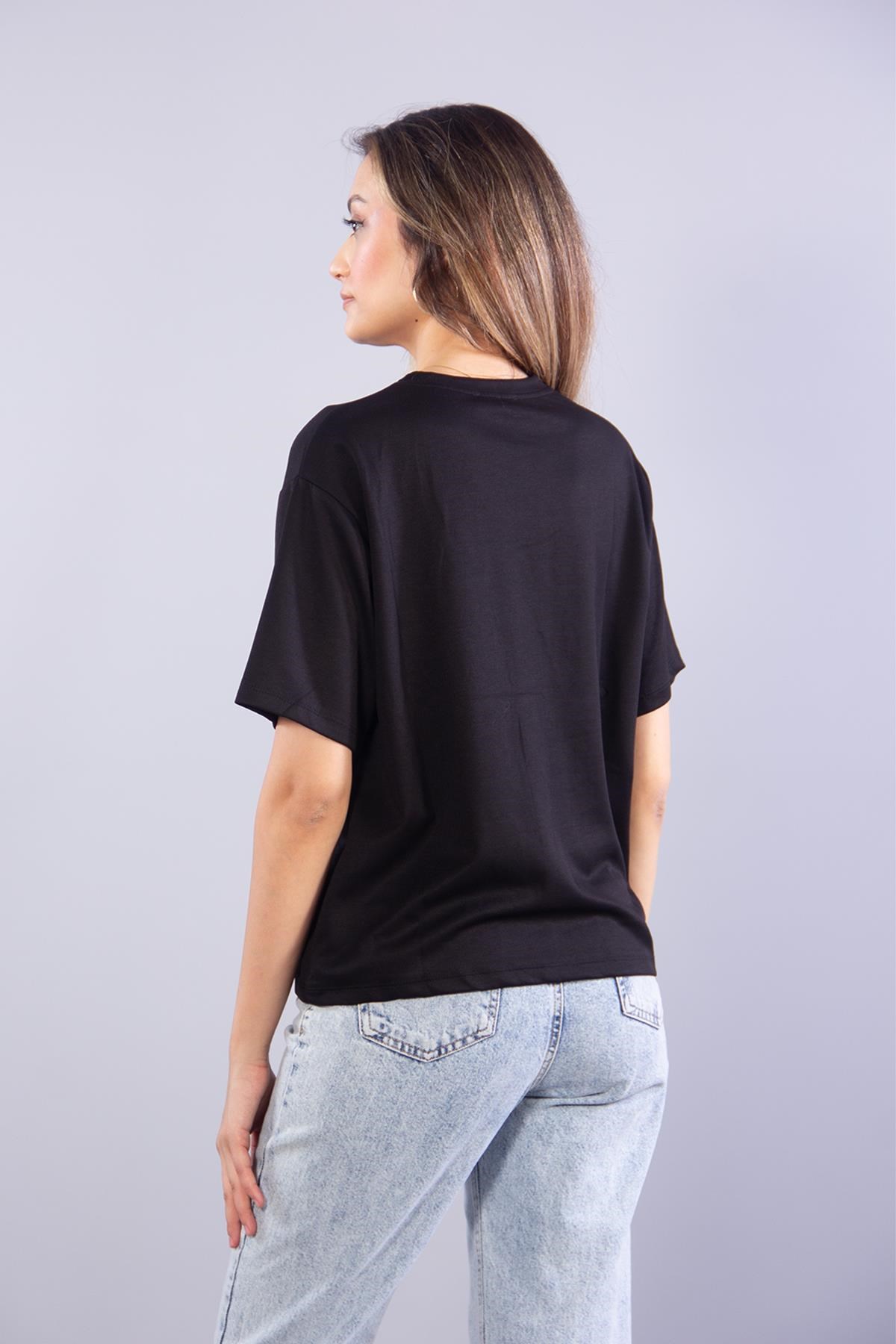 T-shirtmckanzieMS1878 Hafif Dalgıç Kumaş O Yaka T-shirtkadınerkek