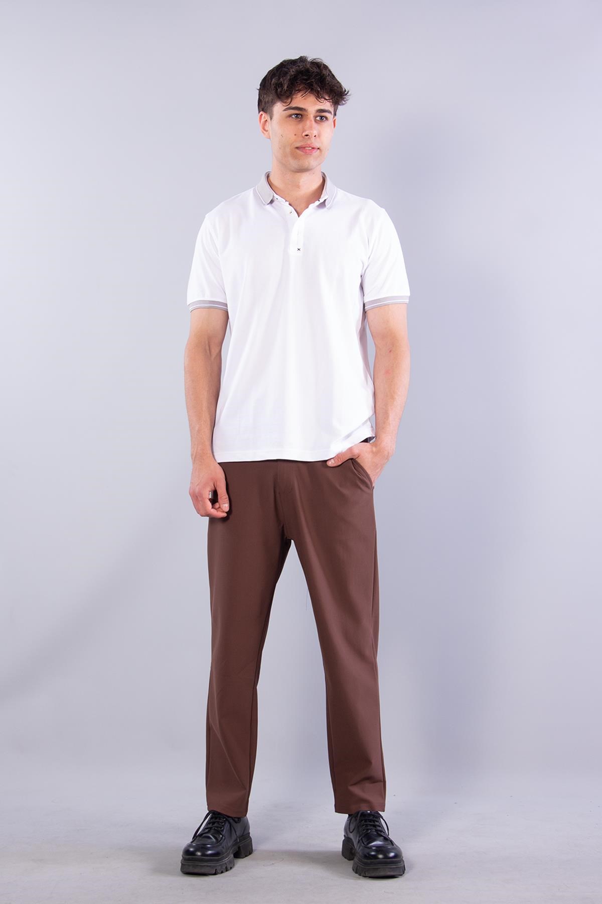 T-shirtmckanzieV7040 Oxford Pat Katlamalı A.Yaka T-shirtkadınerkek