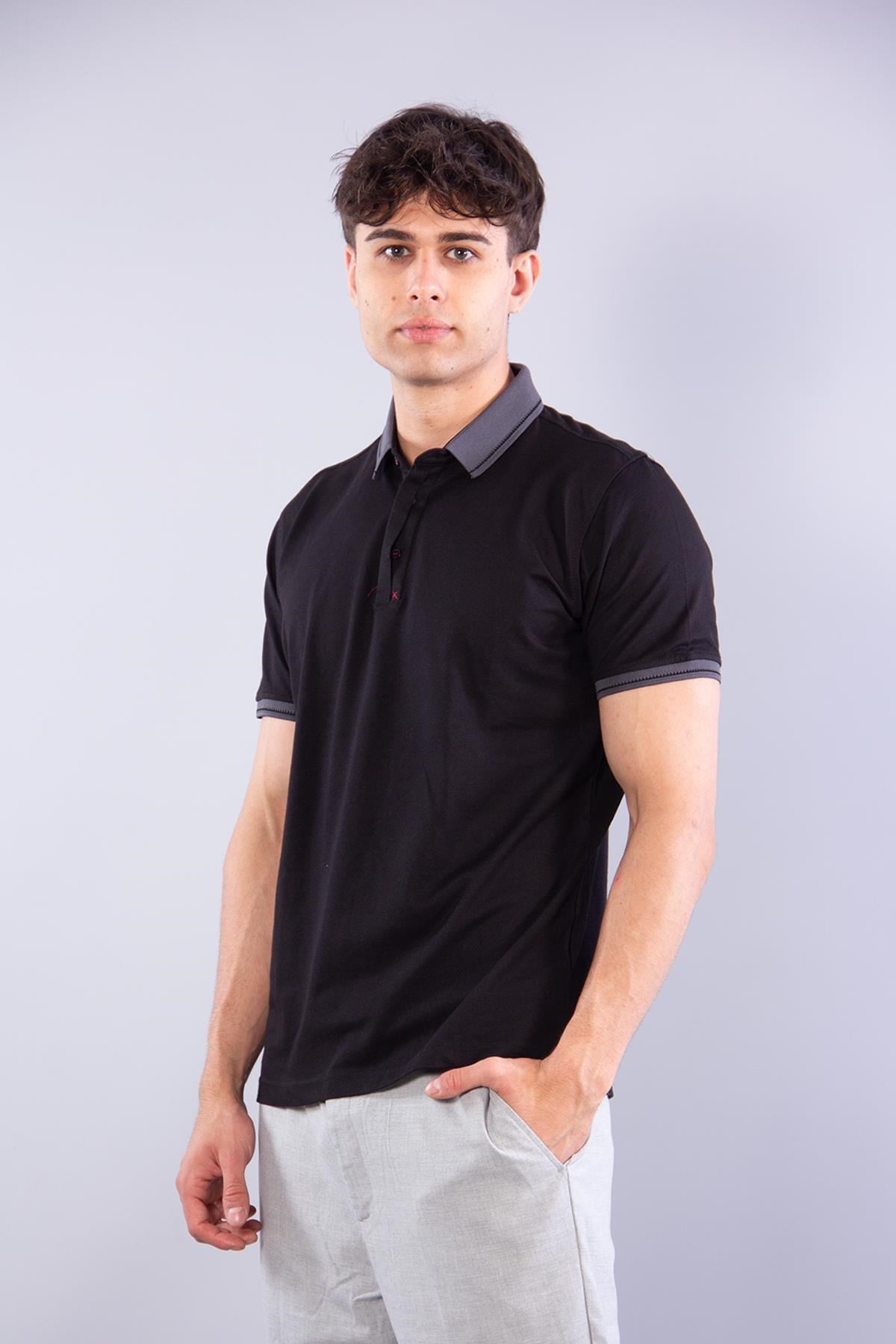 T-shirtmckanzieV7040 Oxford Pat Katlamalı A.Yaka T-shirtkadınerkek