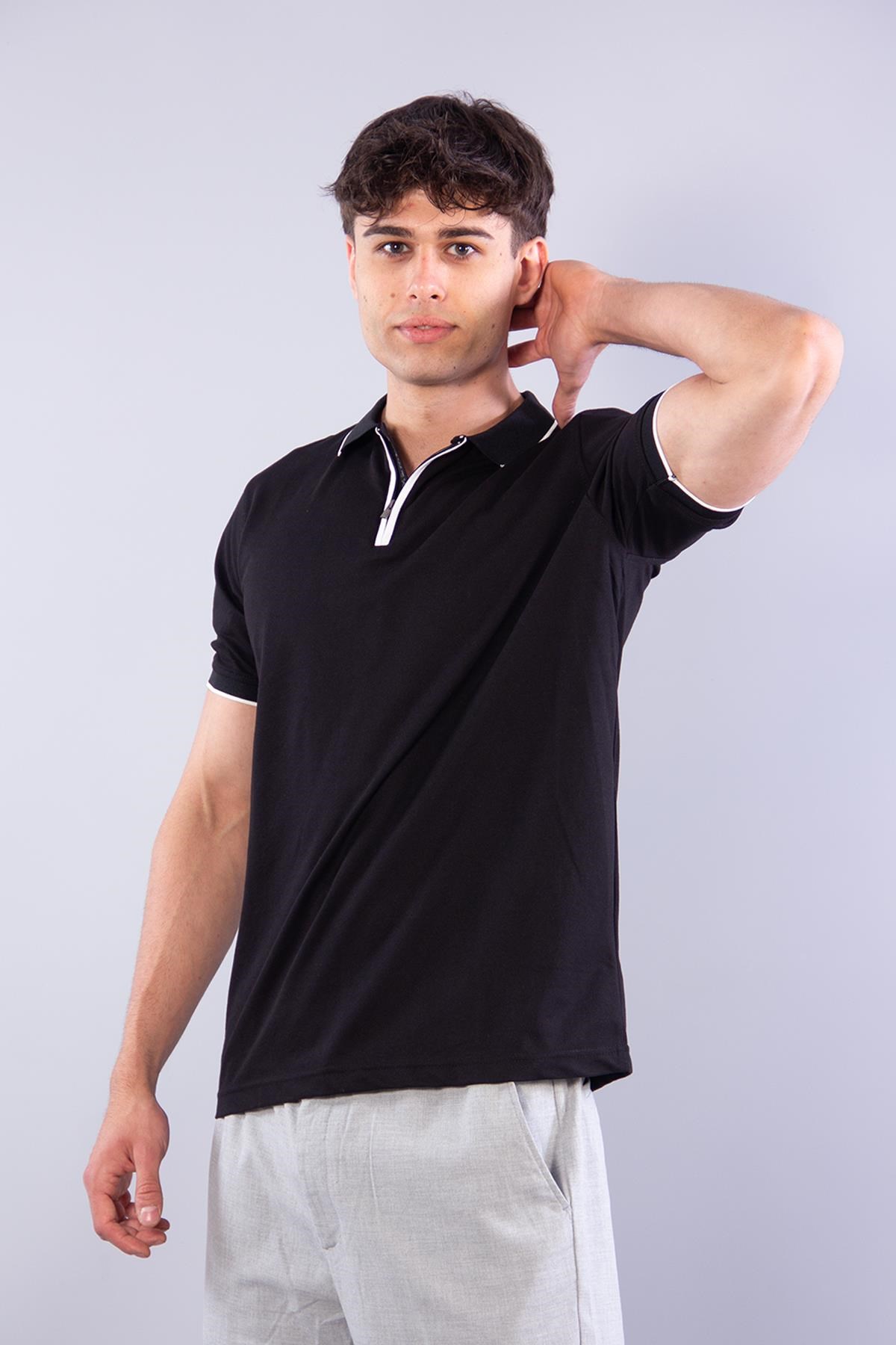 T-shirtmckanzieV7055 Polo Yaka Fermuarlı T-shirtkadınerkek