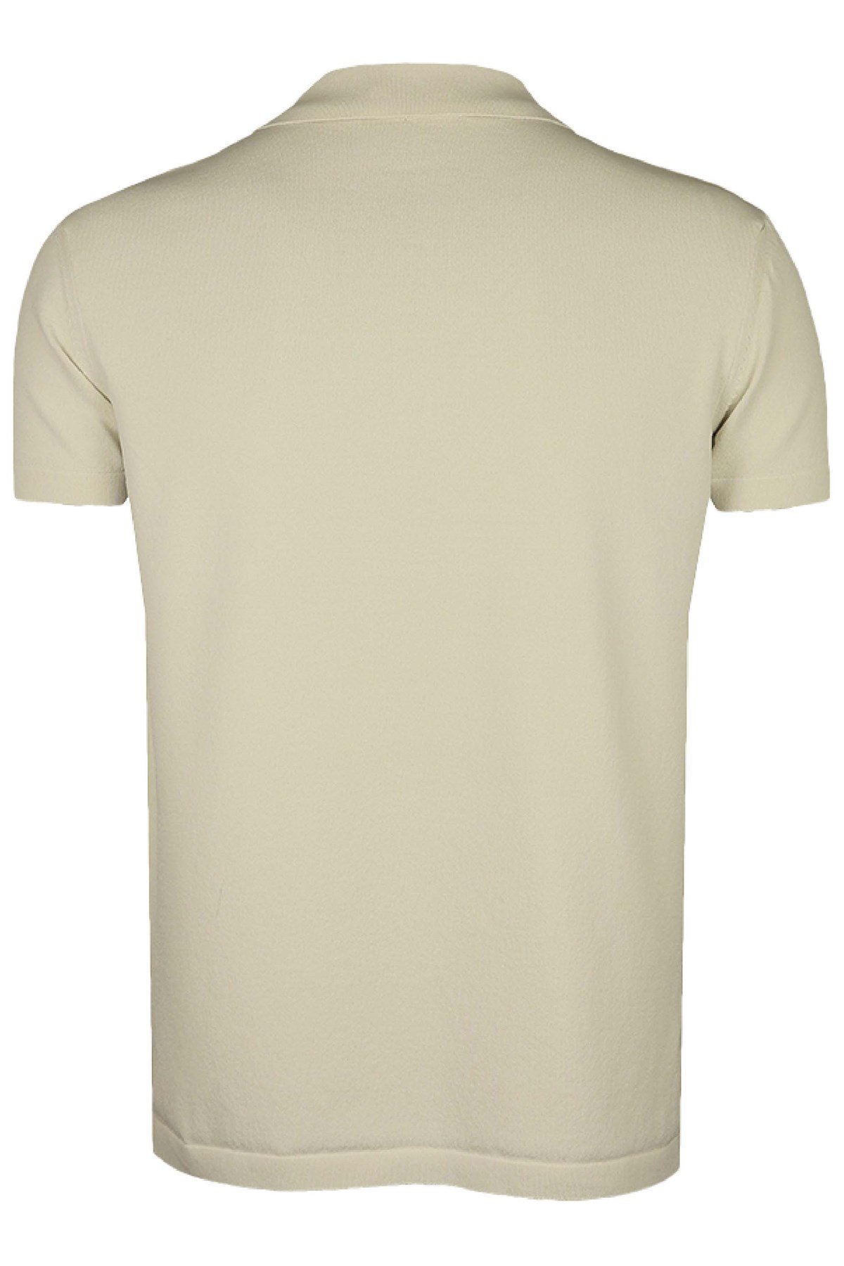 Basic Açık Bej Polo Triko Tişört