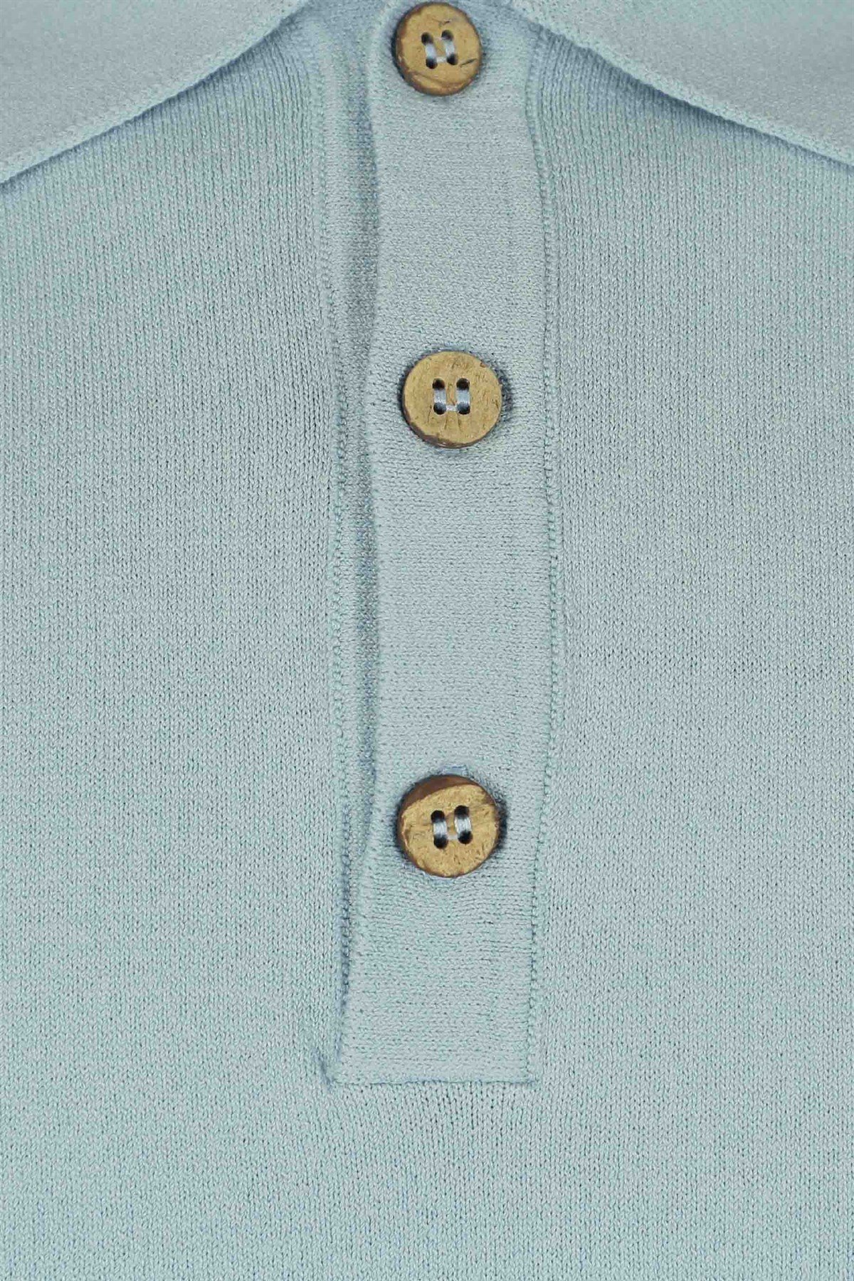 Basic Ether Mavi Polo Triko Tişört