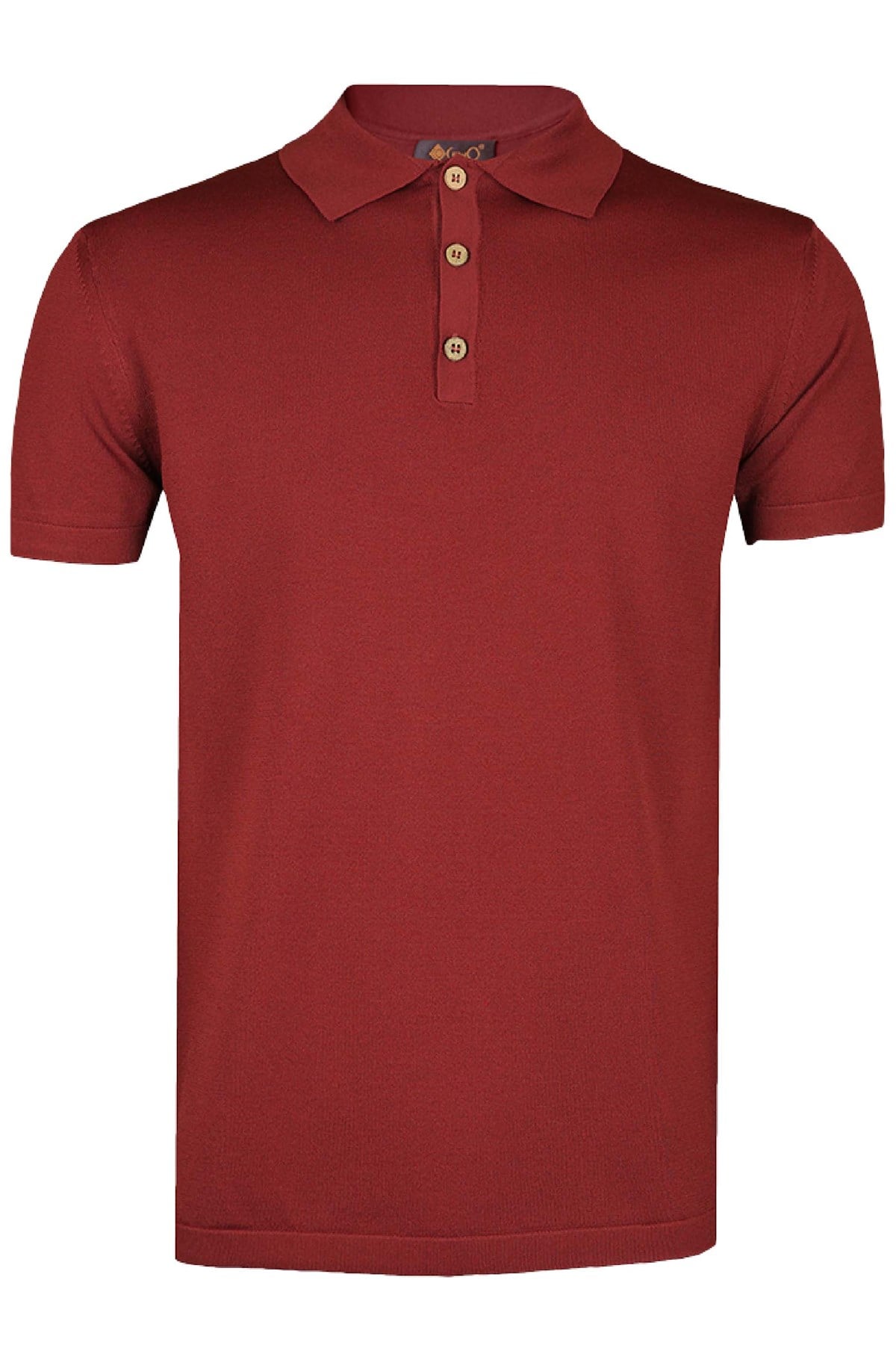 Basic Kiremit Polo Triko Tişört