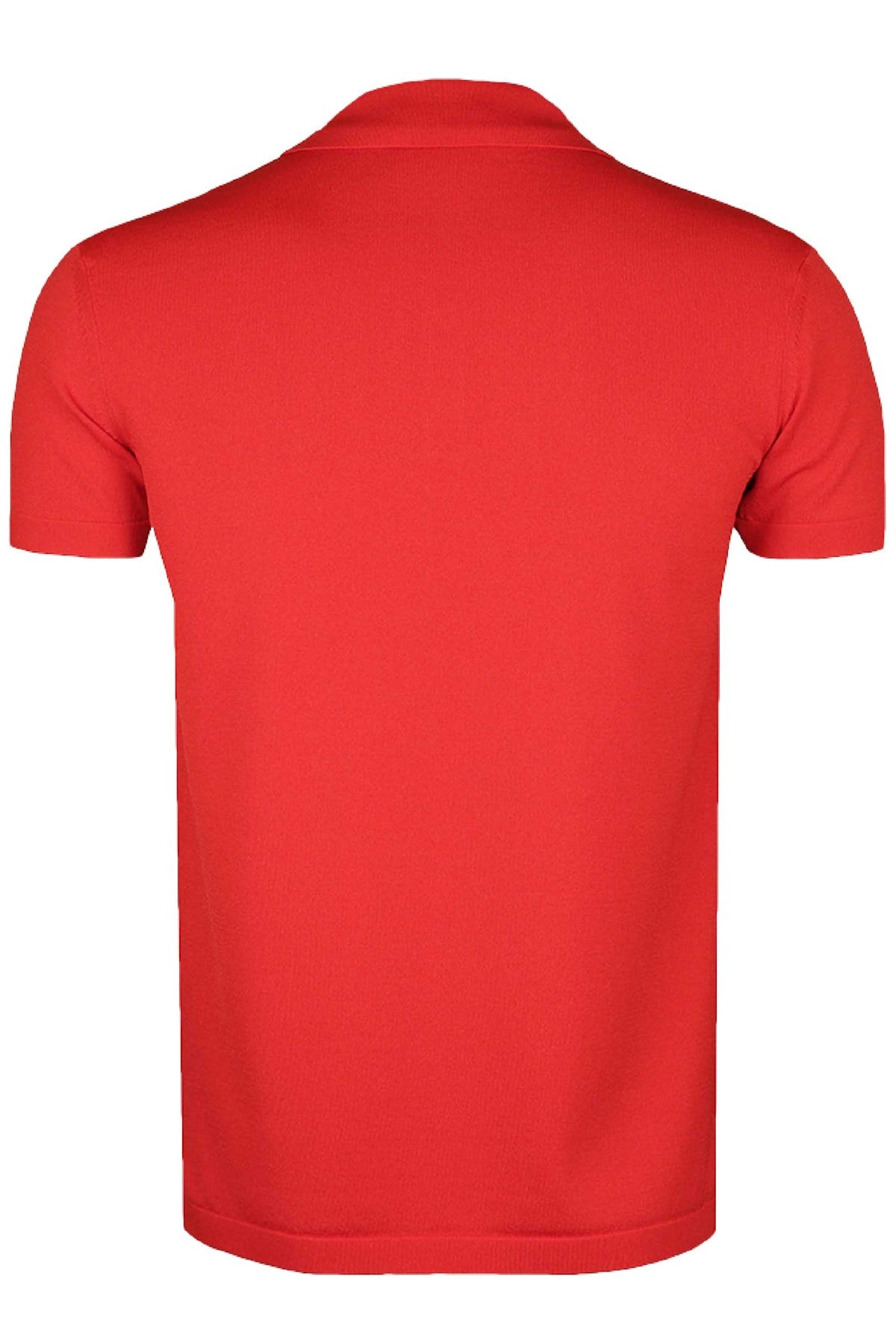 Basic Kırmızı Polo Triko Tişört