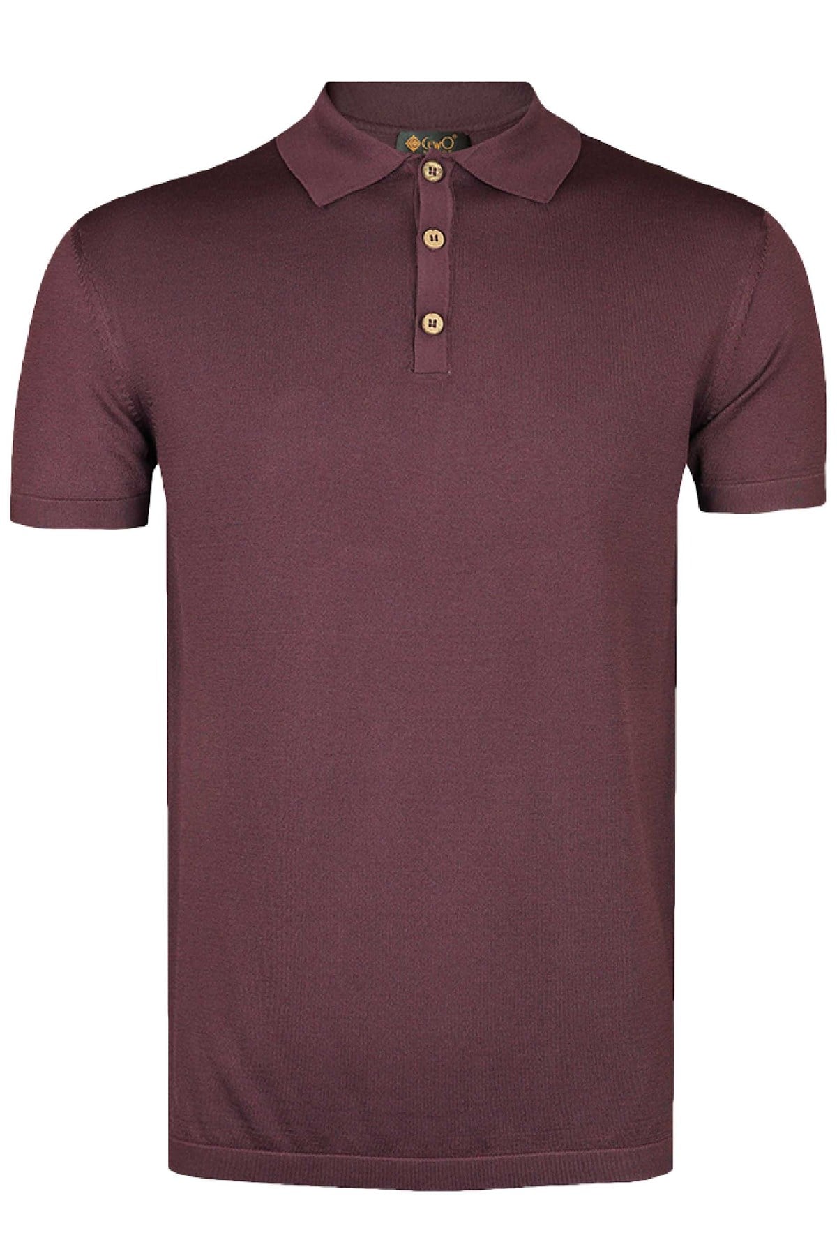 Basic Koyu Orkide Polo Triko Tişört