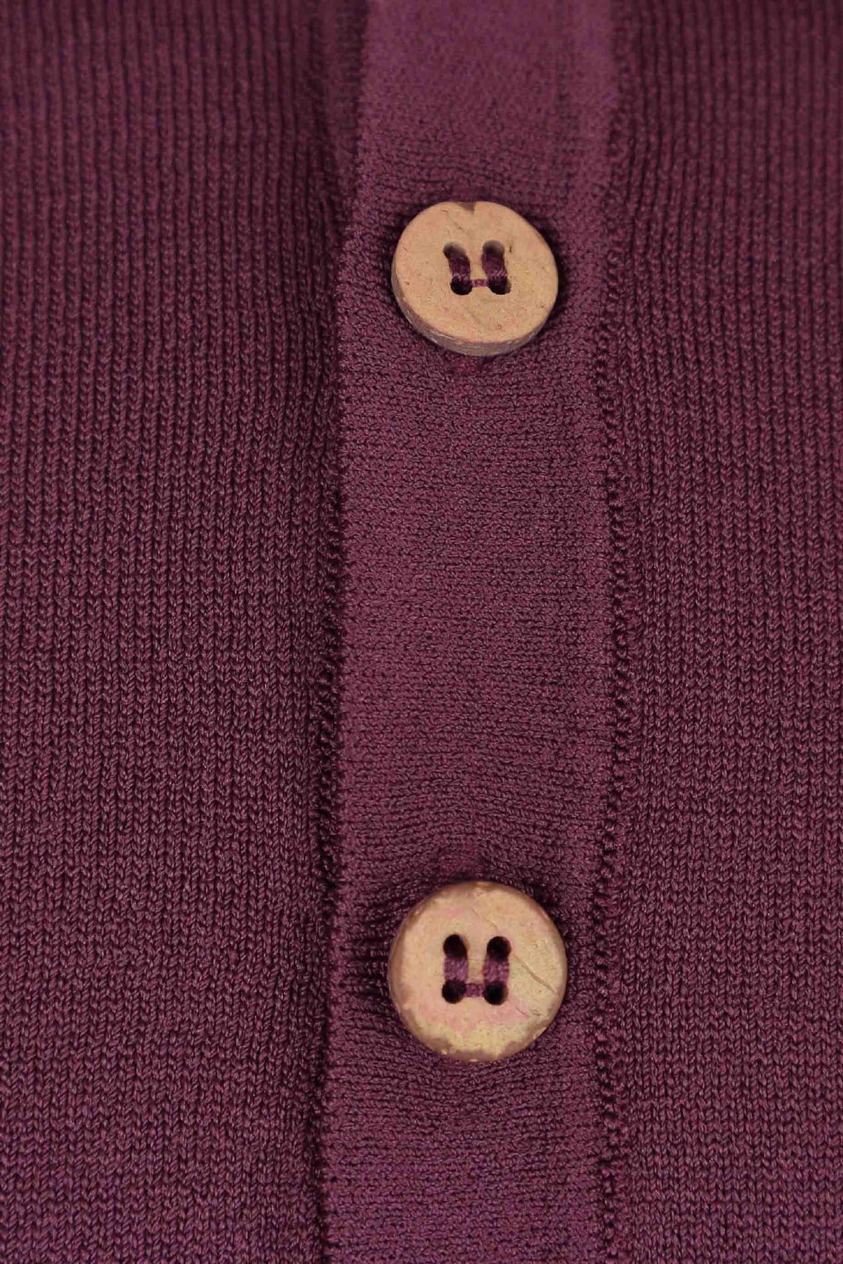 Basic Patlıcan Polo Triko Tişört