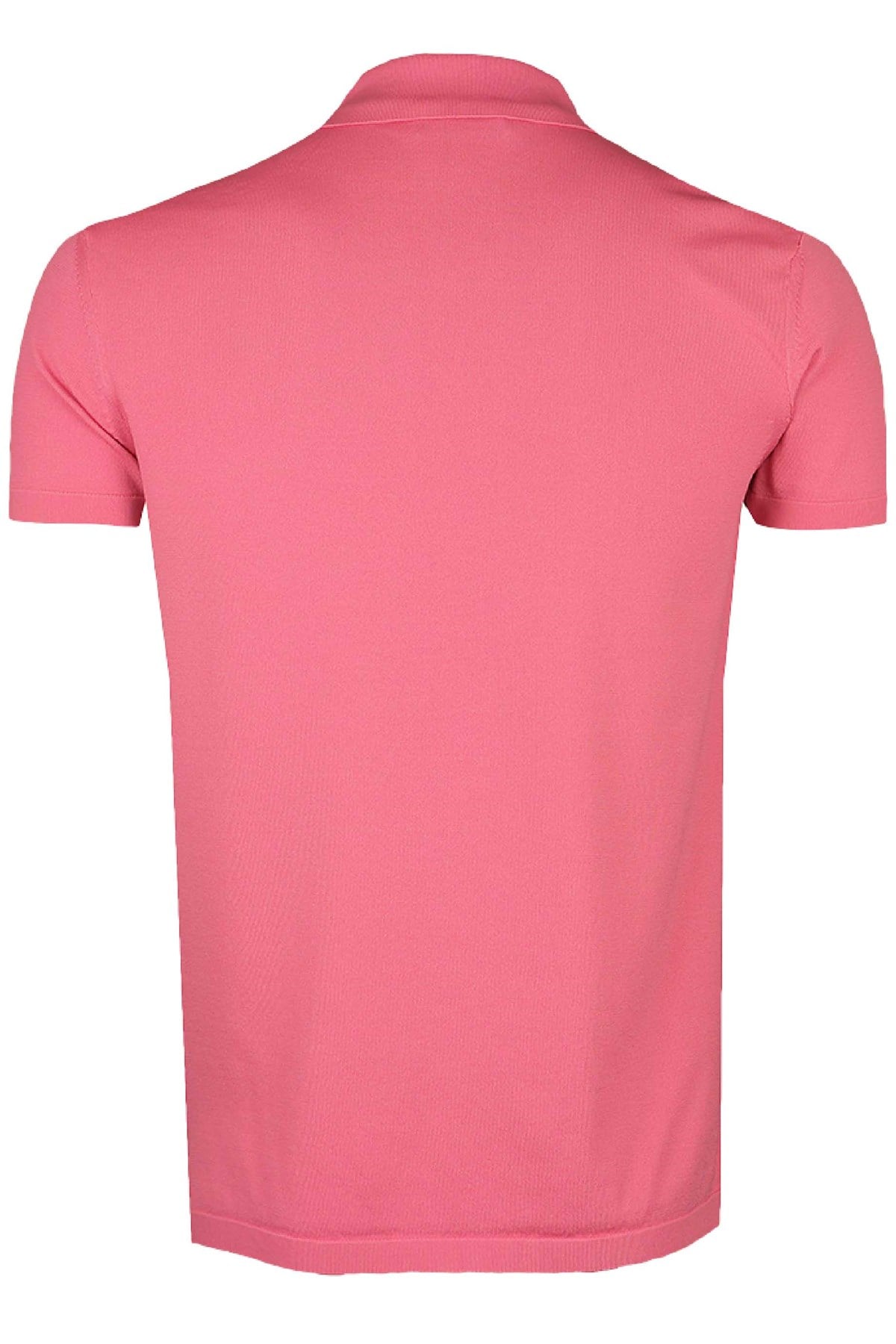 Basic Şeker Pembe Polo Triko Tişört
